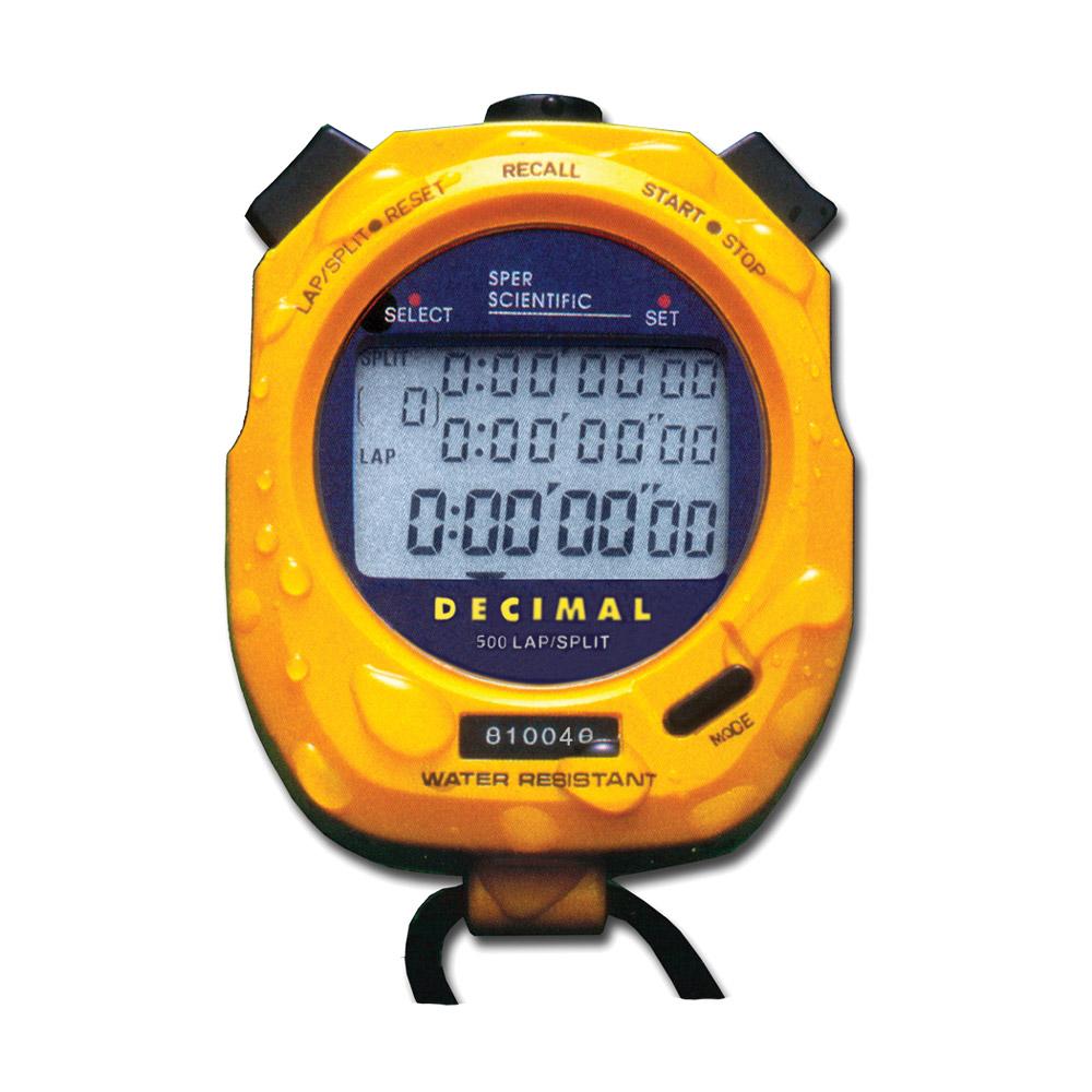 Precision Digital Stopwatch with Large Decimal Display - Perfect for Sports, Fitness Training, and Scientific Experiments