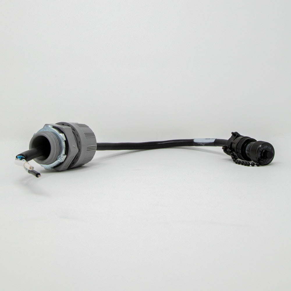 1FT DC Power Cable with Cord Grip Fitting - Heavy Duty Power Cord for Electronics, CCTV, LED Lights - Secure Connection for Home & Office Use