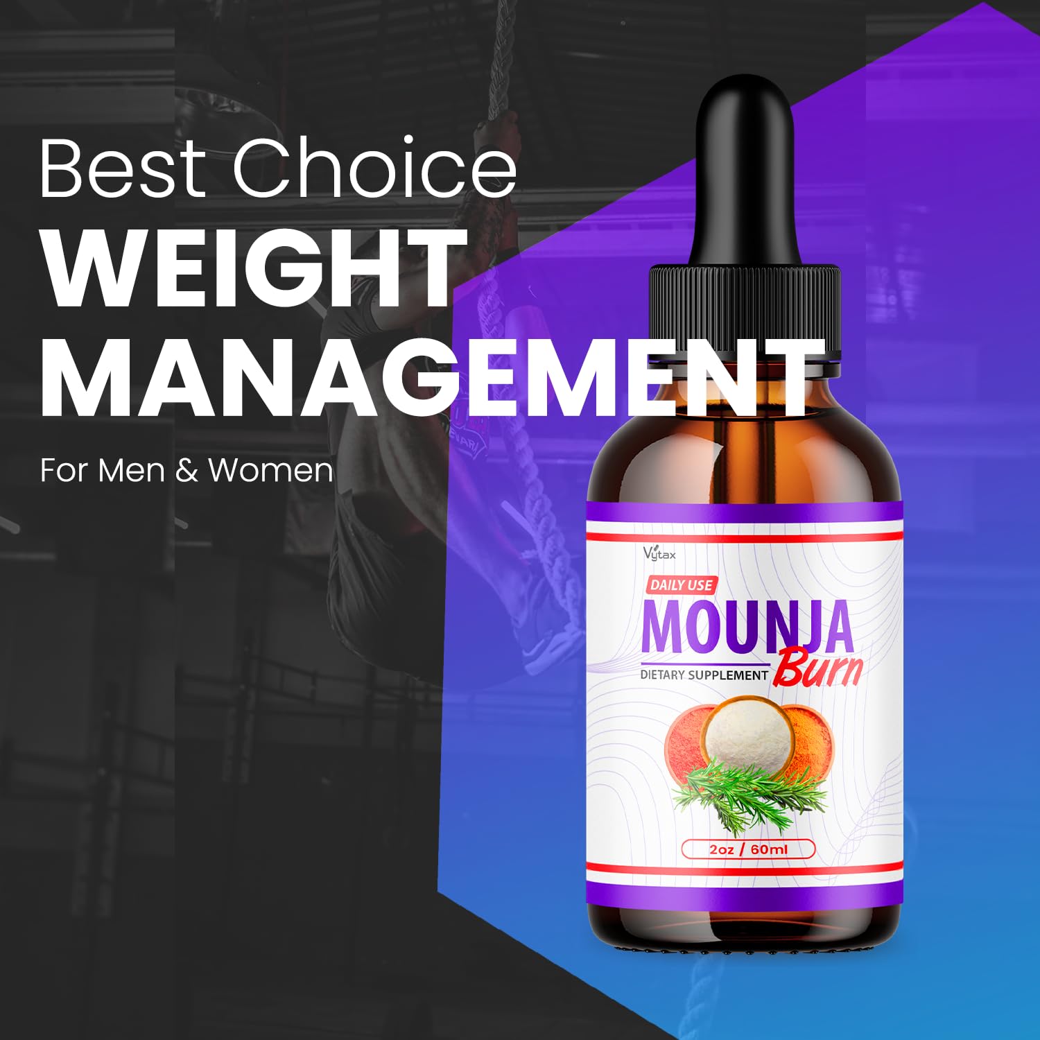 (5 Pack) Mounja Burn Drops - Official Mounjaburn Liquid Dietary Supplement, Maximum Strength All-Natural Vitamin Drops with Advanced Formula (10oz Each) - Supports Weight Loss & Metabolism Boost for Tea Drinkers & Healthy Lifestyle