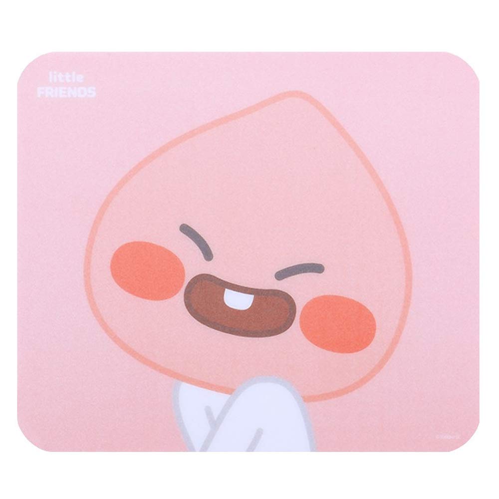 Kakao Apeach Cute Little Friends Computer Laptop Mouse Pad - Non-Slip Desk Accessory for Home Office Gaming