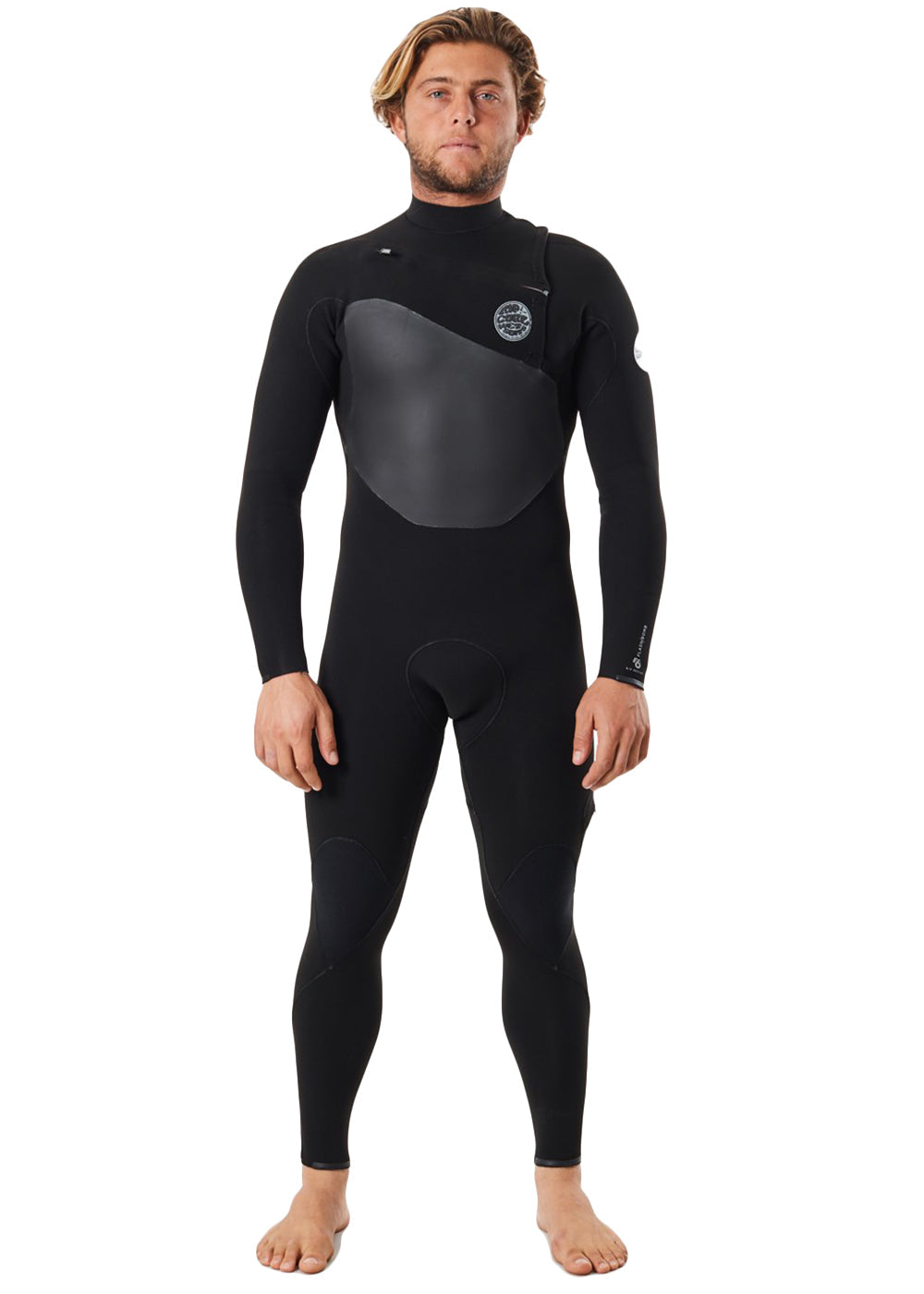 Rip Curl Flashbomb 5/3mm Chest Zip Steamer Wetsuit for Men & Women - Premium Neoprene Surfing Suit with Thermal Lining - Ideal for Cold Water Surfing, Diving & Water Sports