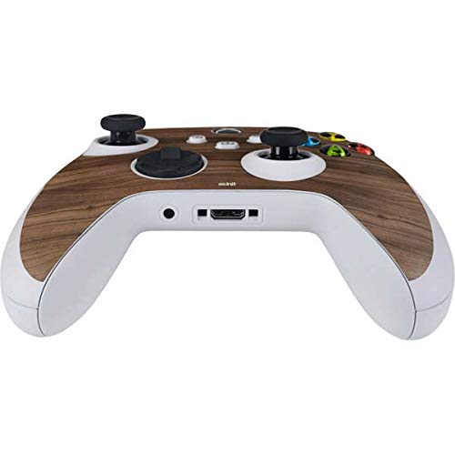 Skinit Natural Walnut Wood Gaming Skin Decal for Xbox Series S Controller - Protective Cover for Enhanced Grip & Style | Perfect for Gaming Setups, Streamers & Collectors