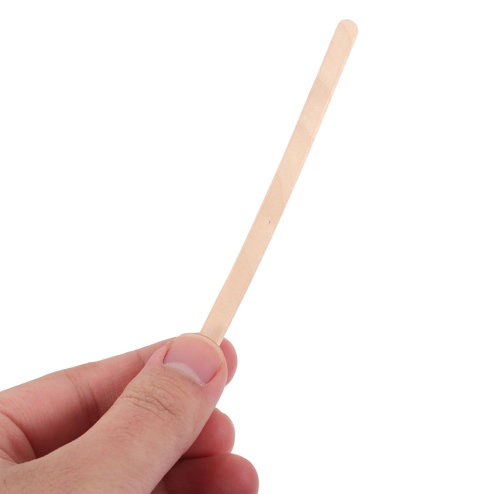 NOLITOY 100pcs Waxing Sticks for Hair Removal - Wooden Applicator Spatulas for Face, Eyebrows, Lips, Nose & Body - Perfect for Salon, Spa & At-Home Waxing