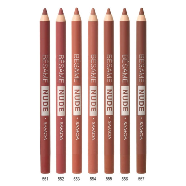 Bésame Nude Waterproof Lipliner - Long Lasting Lip Liner Pencil for All-Day Wear, Smudge Proof & Water Resistant - Perfect for Daily Makeup, Parties & Special Occasions