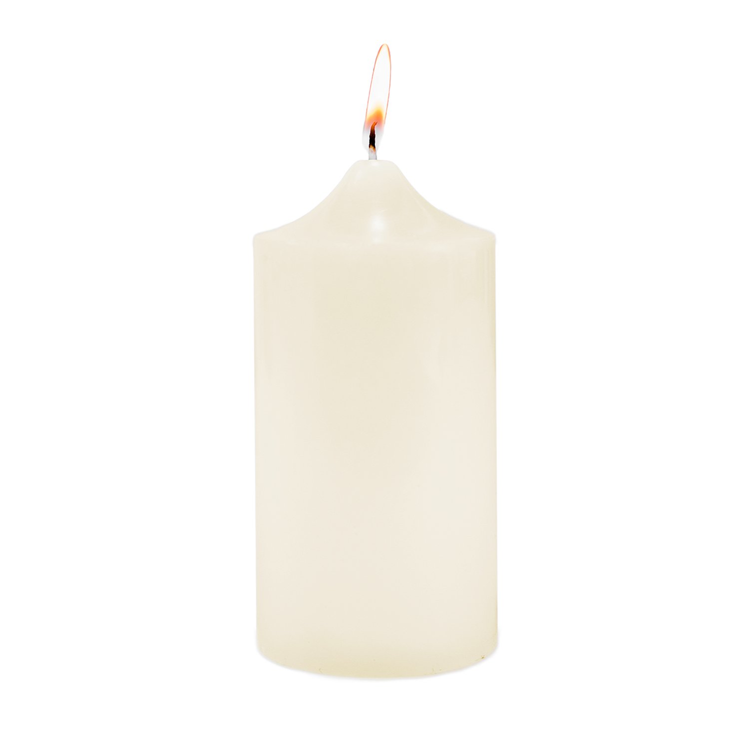 Unscented Ivory Pillar Candles 3