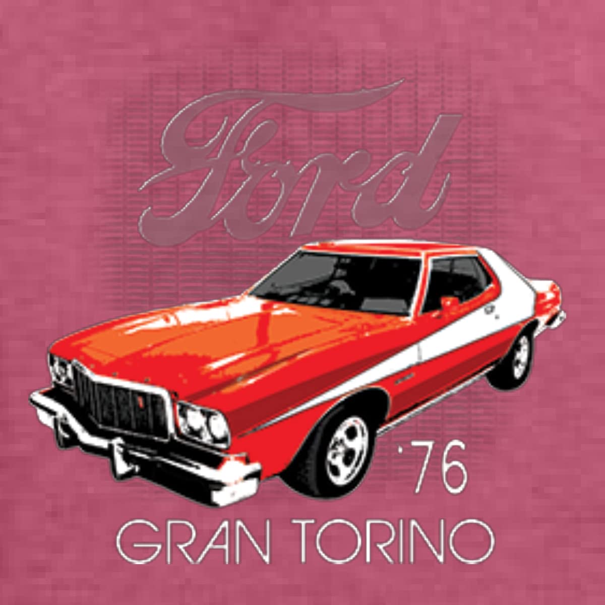 Vintage '76 Gran Torino Graphic Sweatshirt - Wild Bobby Ford Retro Unisex Crewneck Pullover | Classic Car Enthusiast Apparel, Movie Inspired Fashion, Casual Streetwear