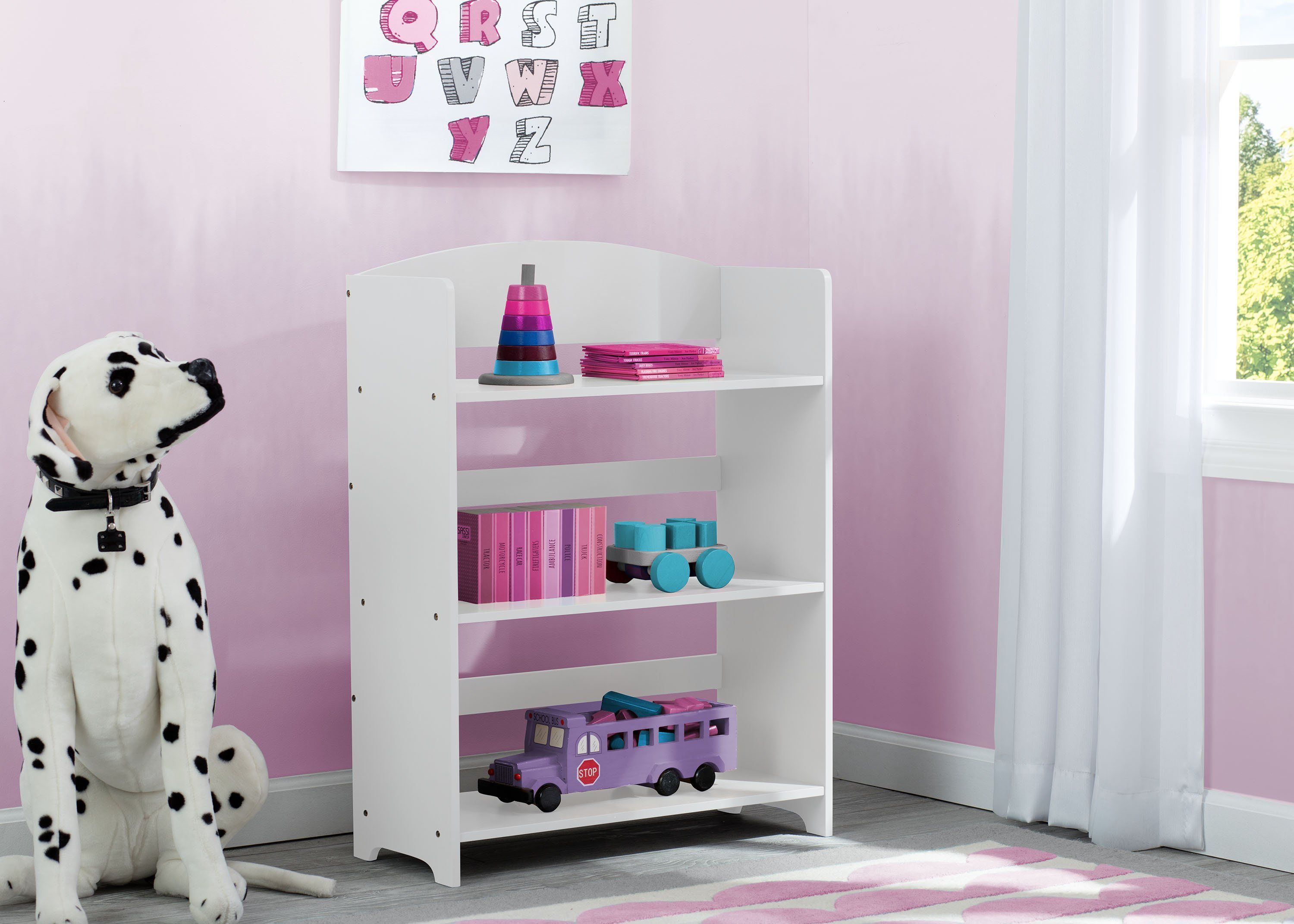 MySize Bookshelf - Adjustable & Modern Wooden Bookshelf for Home, Office, or Kids Room - Perfect for Organizing Books, Toys, and Decor