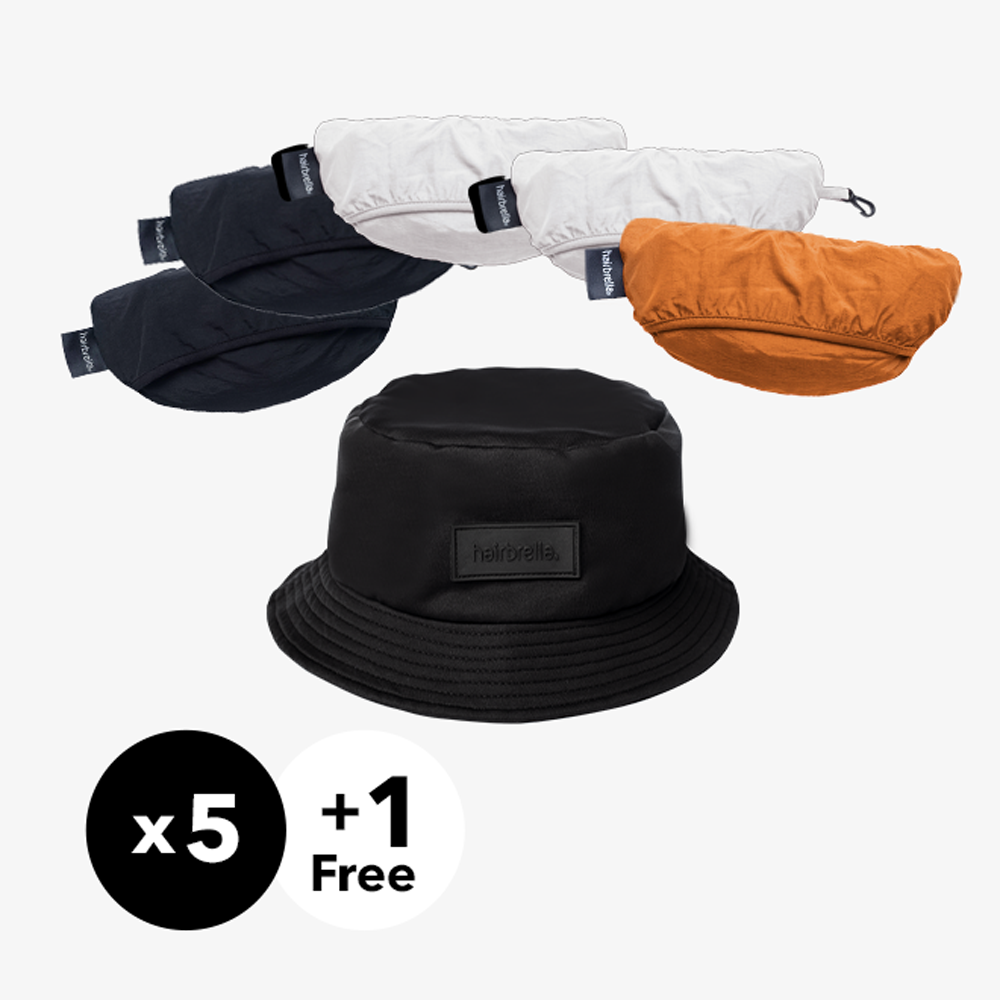 Waterproof Unisex Hairbrella Bucket Hat - UV Protection & Windproof Sun Hat for Men & Women - Perfect for Outdoor Activities, Beach, Hiking & Travel - Buy 5 Get 1 Free Gift Bundle