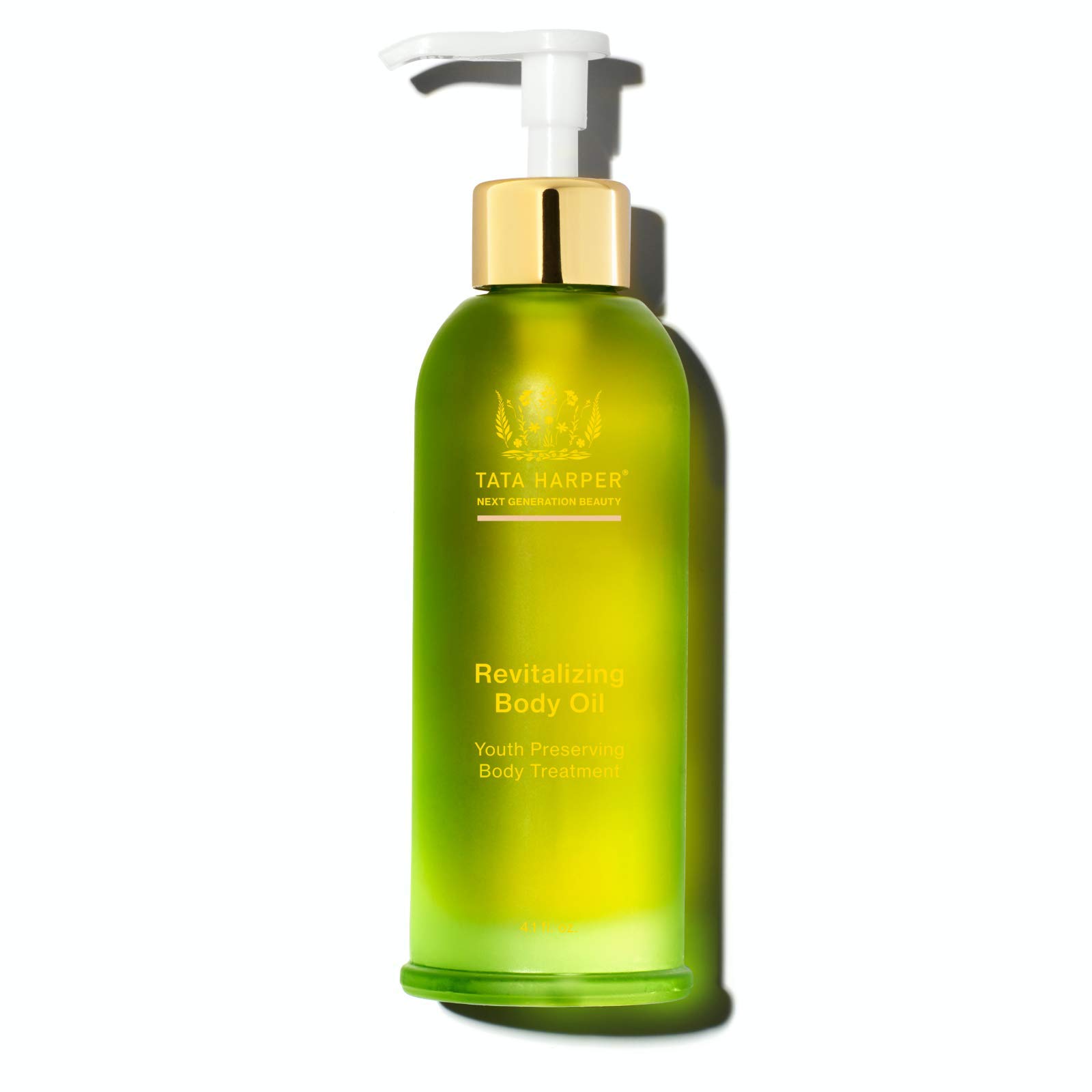 Tata Harper Revitalizing Body Oil - Natural Moisturizing & Nourishing Skincare for Dry Skin - 4.2 fl oz (125ml) - Perfect for Post-Shower Hydration & Massage Therapy