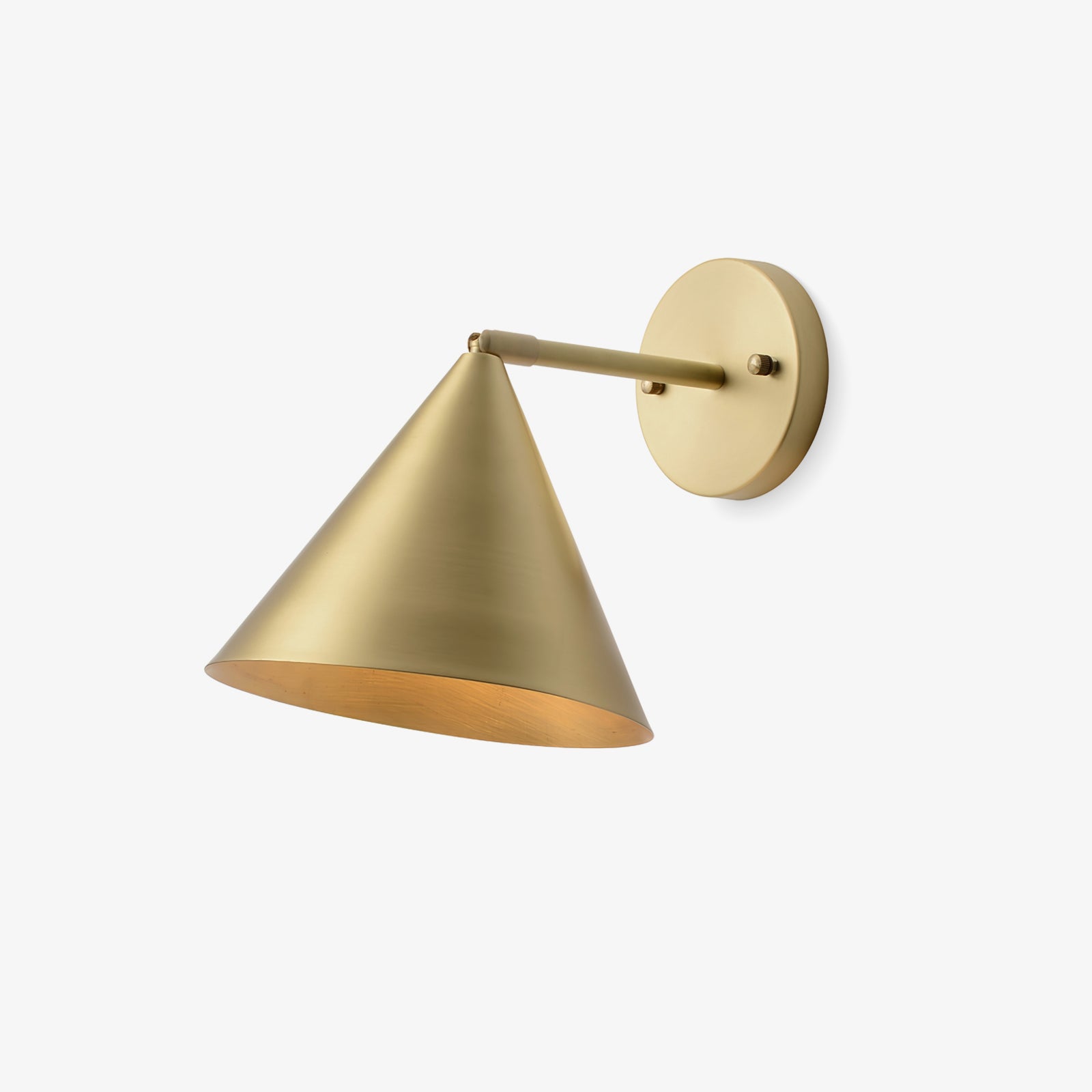 Vintage Brass Wall Sconce - Classic Antique Style Wall Light Fixture for Living Room, Bedroom, and Hallway Lighting Decor
