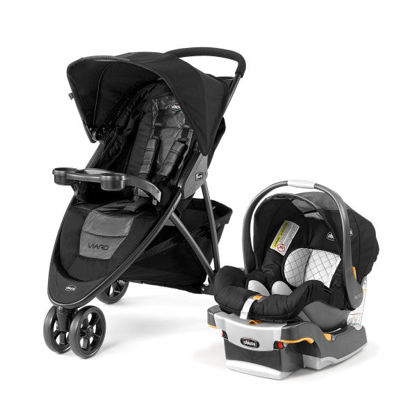 Chicco Viaro Travel System - Lightweight Stroller & Car Seat Combo for Babies & Toddlers | Perfect for Air Travel, Shopping & Daily Outings