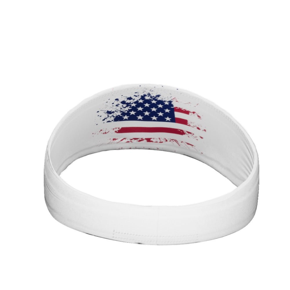 USA Splattered Headband - Trendy & Comfortable Hair Accessories for Women & Girls | Perfect for Sports, Workouts, Yoga, and Everyday Fashion