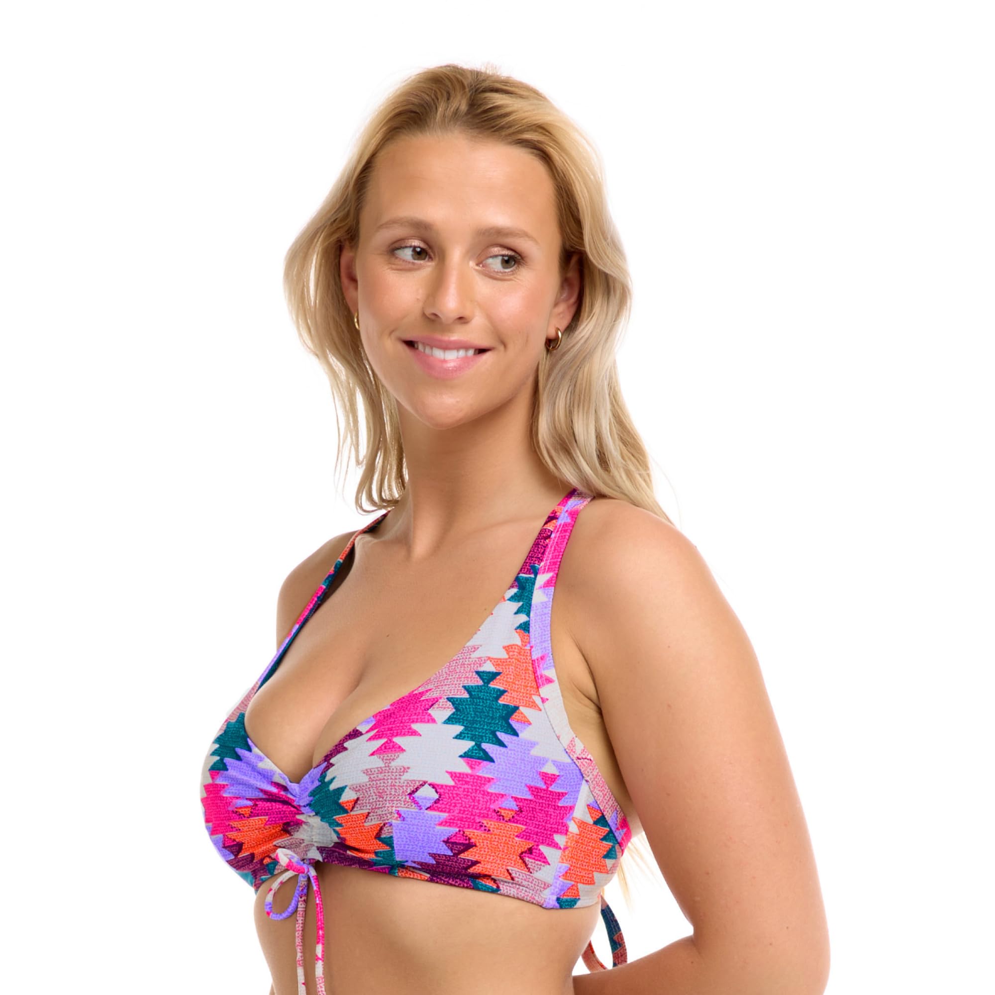 Body Glove Teagan Underwire Adjustable Back Bikini Top for Women - DD, E, F Cup Support - Perfect for Swimming, Beach & Summer Vacations