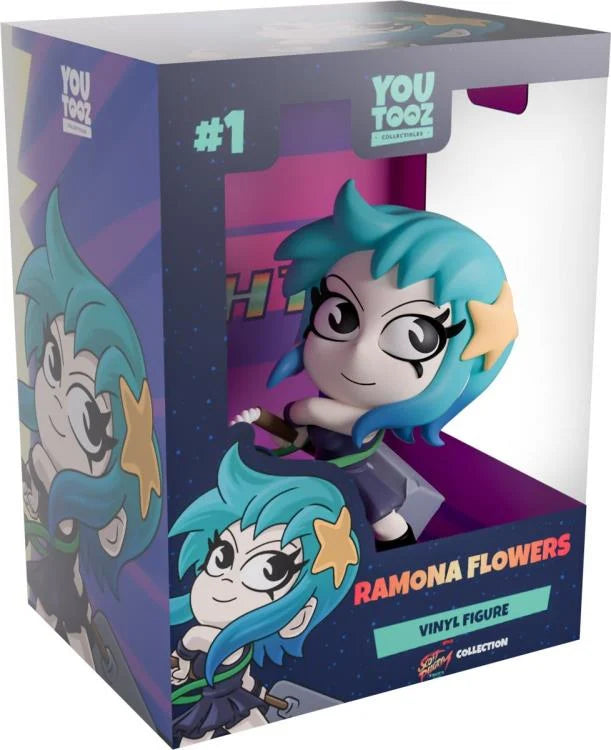 Scott Pilgrim Takes Off Ramona Flowers Vinyl Figure - Anime Collectible Action Figure for Fans, Gift for Movie Lovers | Perfect for Display, Shelf Decoration, and Pop Culture Collections