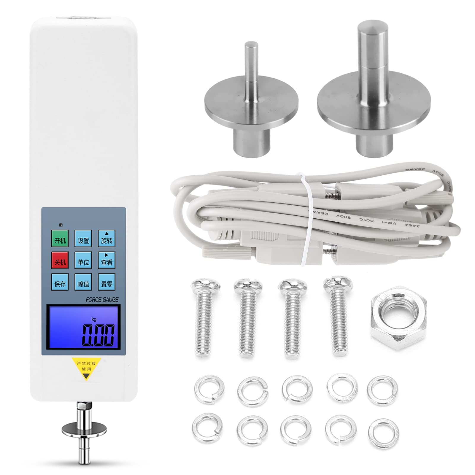 GY-4 Digital Fruit Hardness Tester Penetrometer - Portable LCD Display Sclerometer for Measuring Apple, Pear, Peach Firmness | Perfect for Farmers, Fruit Grading & Quality Control in Orchards