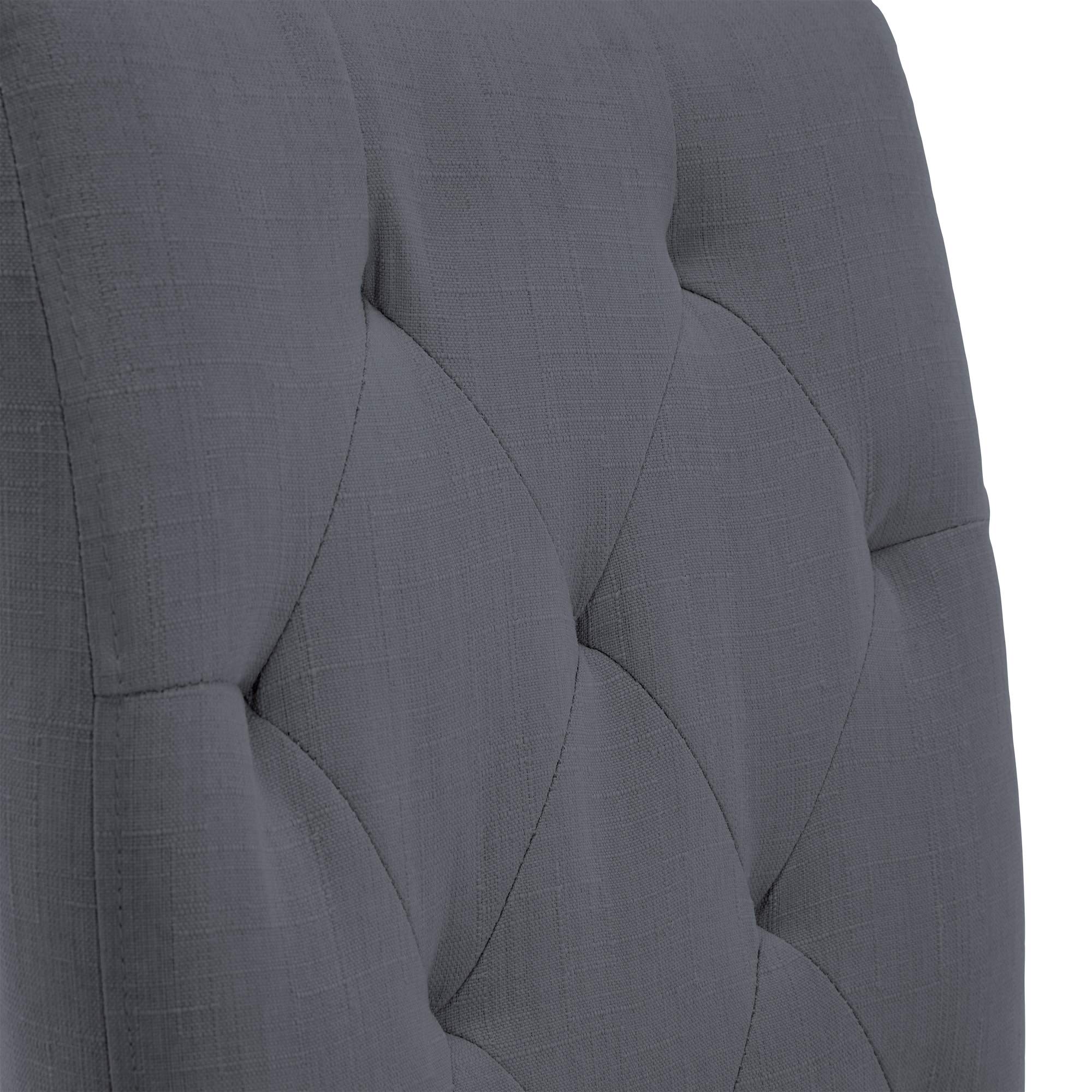 Finch Westport Tufted Dining Chairs Set of 2 - Gray Upholstered Side Chairs for Kitchen, Dining Room & Breakfast Nook - Comfortable & Stylish Seating Solution