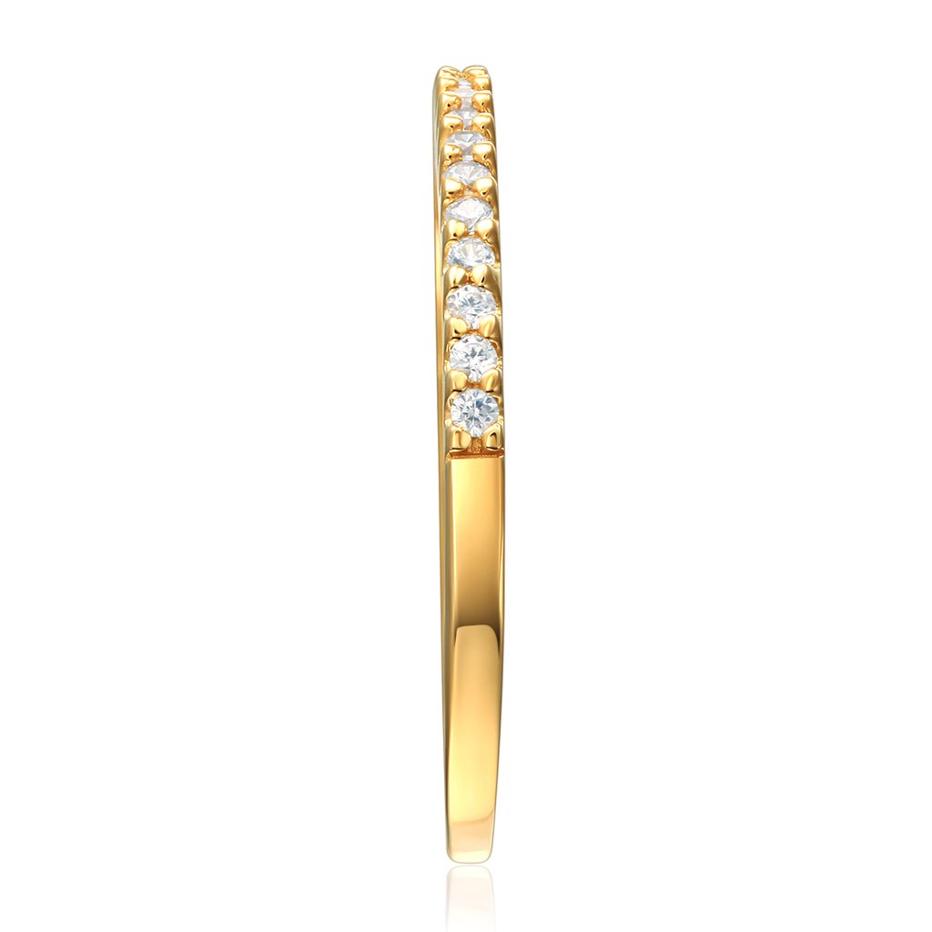 14K Yellow Gold Solid Wedding Engagement Ring and Wedding Band 2-Piece Set - Size 8 - Perfect for Proposals, Anniversaries & Bridal Jewelry Gifts