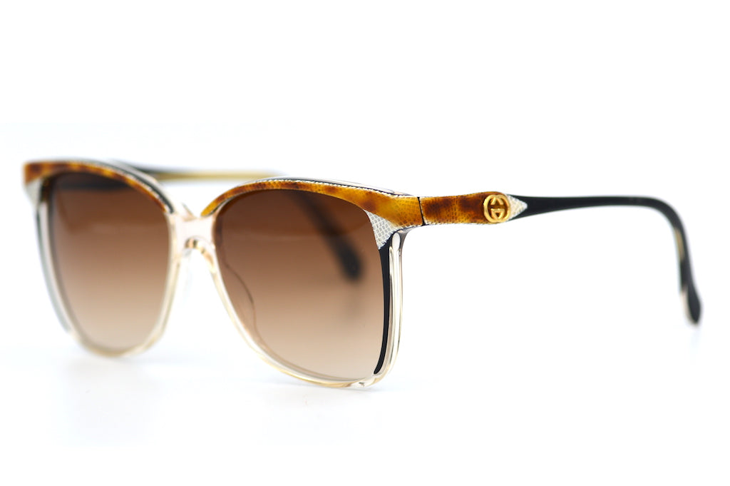 Gucci 2106 46B Graduated Sunglasses - Luxury Designer Shades for Women & Men | Perfect for Outdoor Activities, Beach, Driving & Fashion Accessories