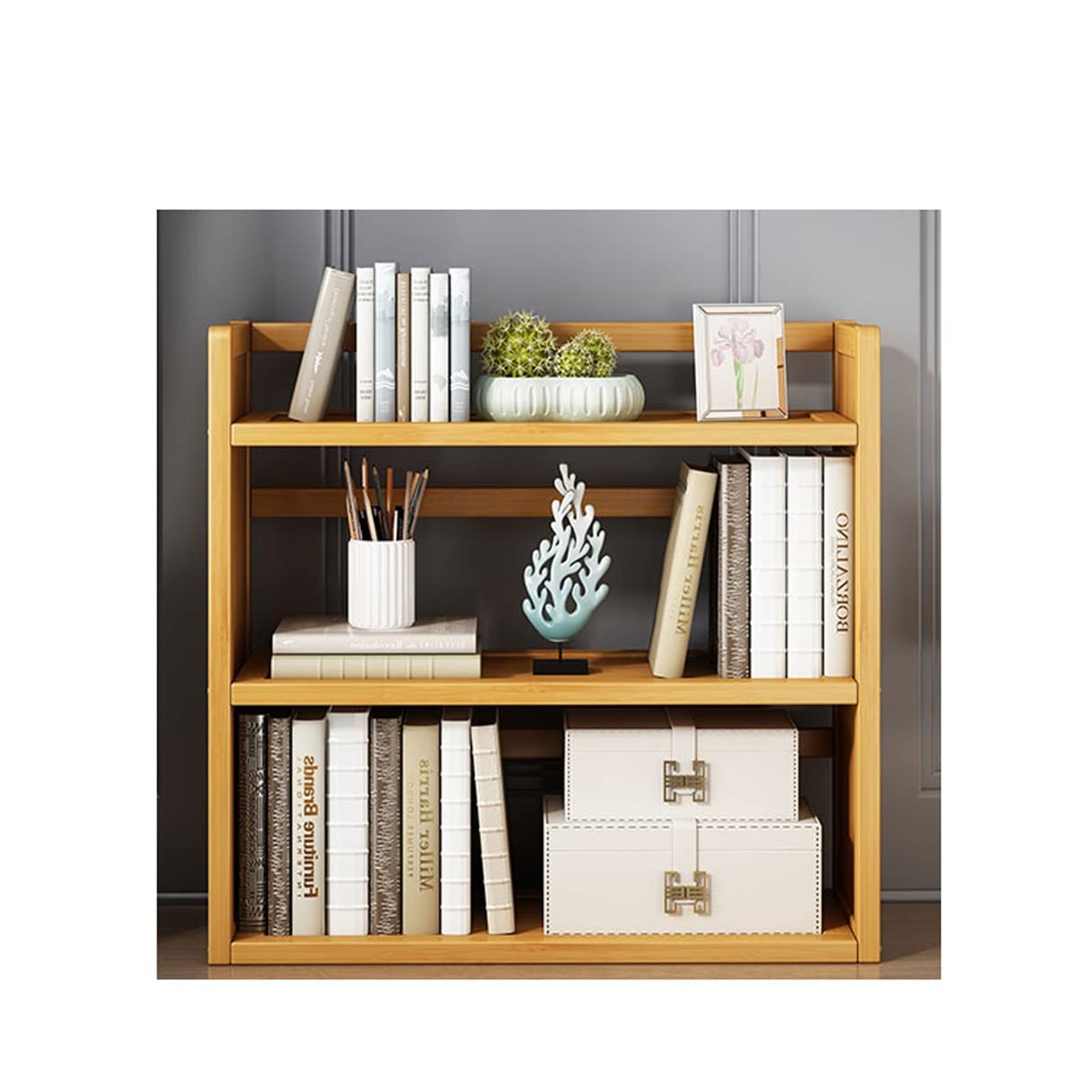 Multifunctional Bookshelf Bookcase - 5-Tier Storage Rack for Office, Living Room, Bedroom & Home | Space-Saving Display Shelf for Books, Decor & Essentials | Durable Entryway, Kitchen & Study Furniture