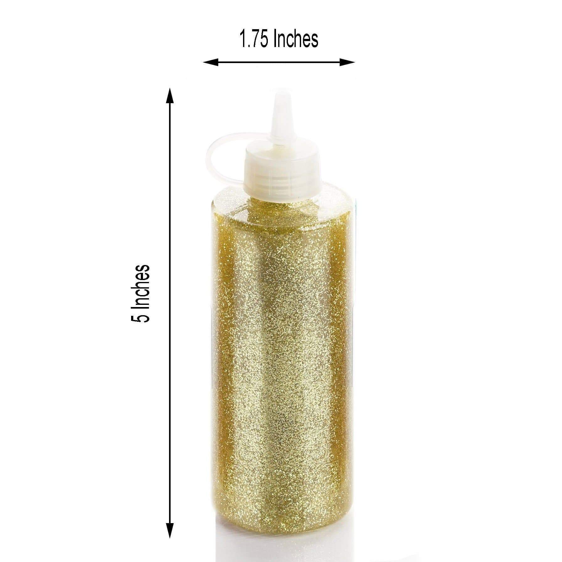Sparkly Extra Fine DIY Art Glitter Glue - 4 oz Bottle for Crafts, Scrapbooking & DIY Projects - Perfect for Card Making, Home Decor and Kids Art Activities