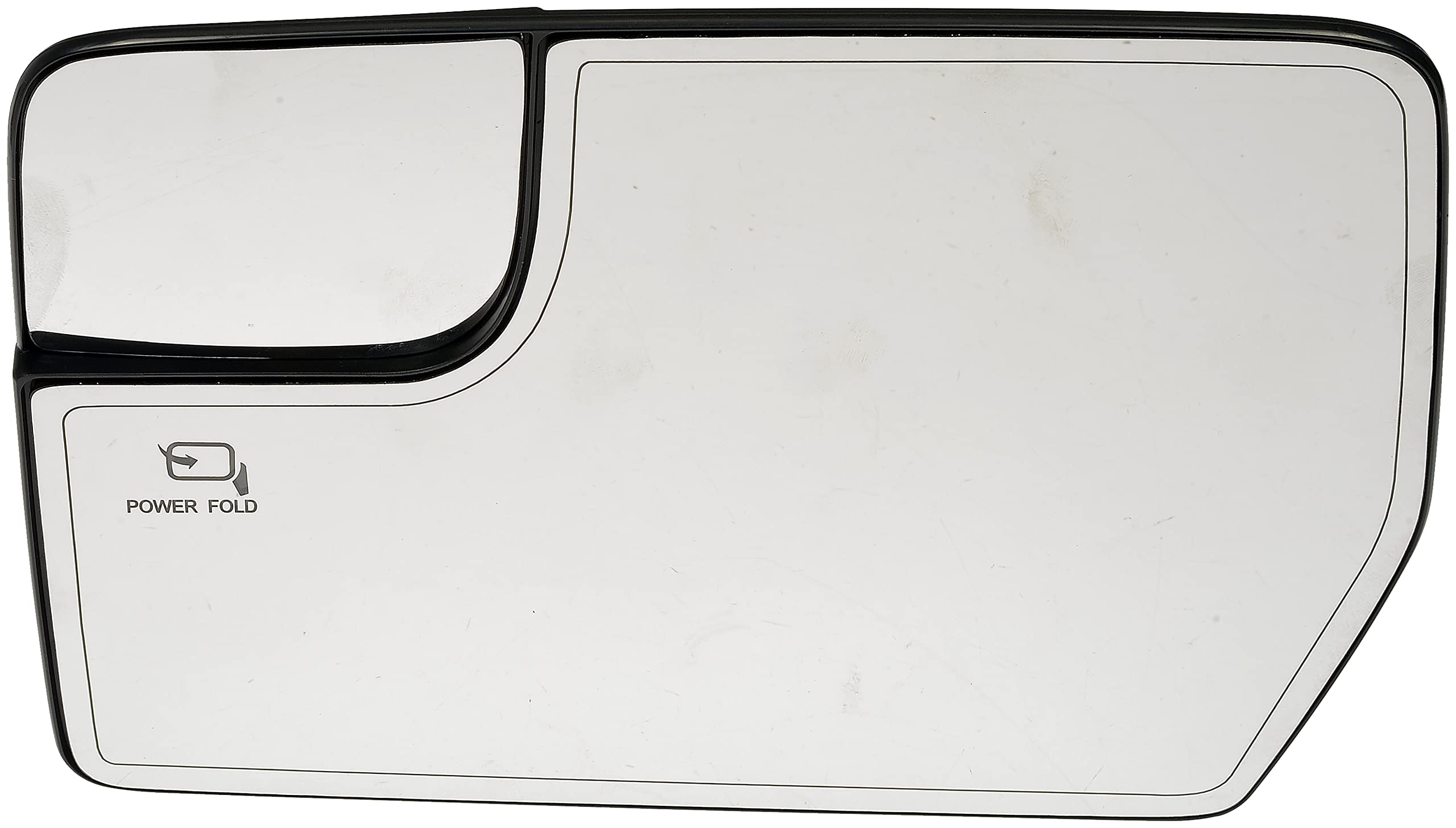 Dorman 57089 Driver Side Door Mirror Glass Replacement for Ford F-150, F-250, F-350 (2009-2019) - OEM Fit, Heated & Power Adjustable - Perfect for Parking Safety & Blind Spot Visibility