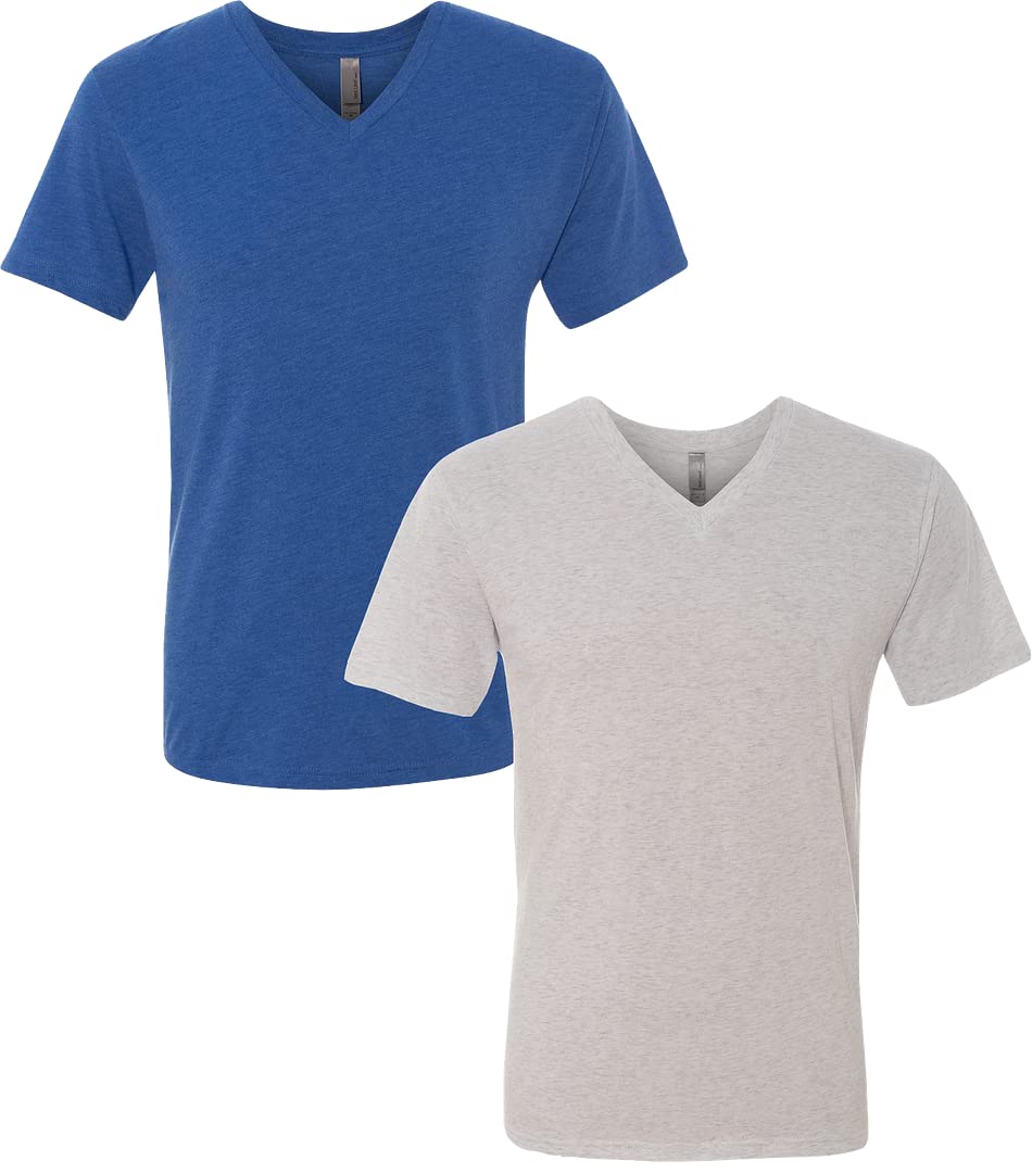 NEXT LEVEL APPAREL Men's 6040 Premium Cotton T-Shirt - Soft Comfort Fit Crew Neck Tee for Casual Wear, Gym & Everyday Use