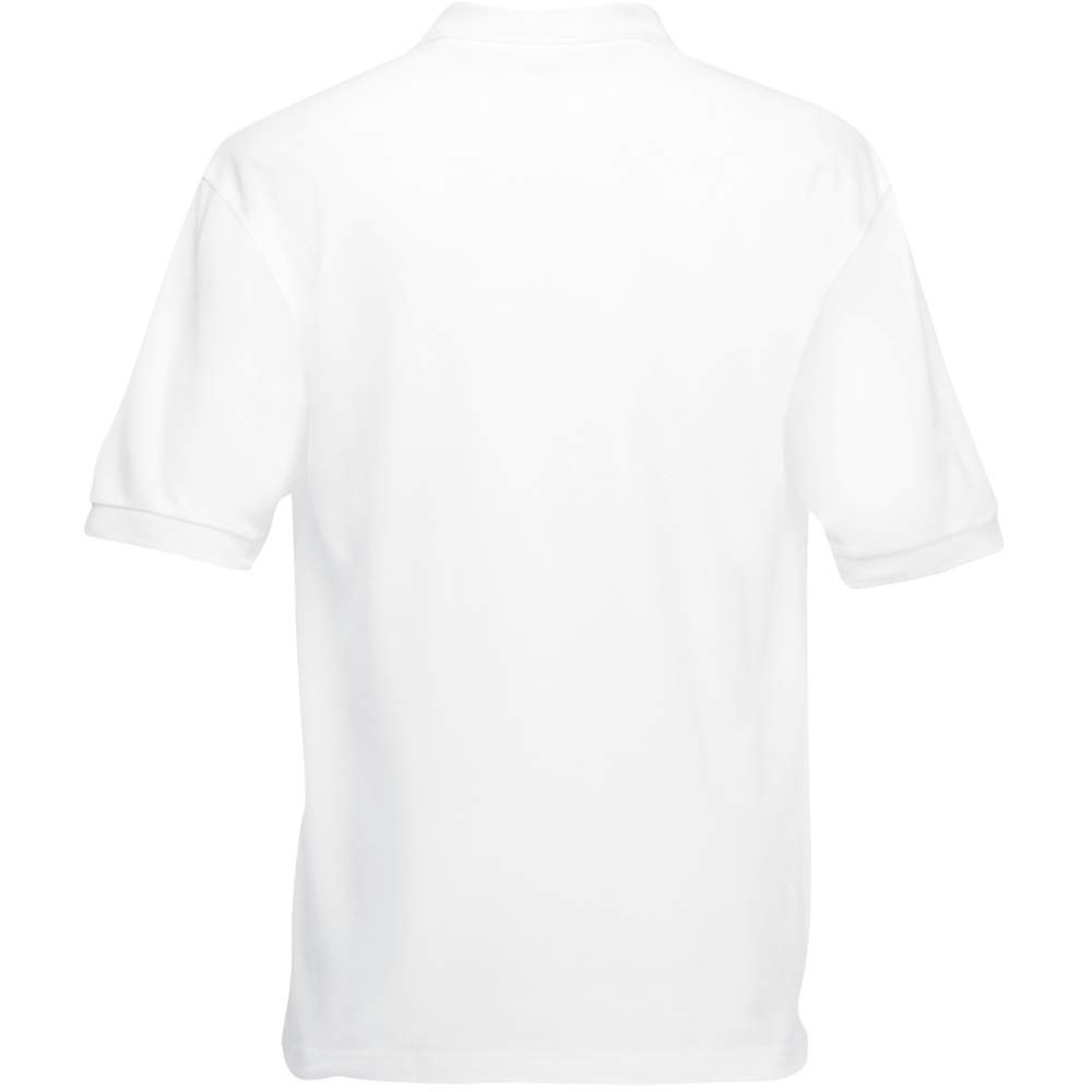 Fruit of the Loom Men's 65/35 Cotton Polyester Pique Short Sleeve Polo Shirt - Medium, Burgundy Red - Comfortable Casual Wear for Office, Golf & Everyday Outfits