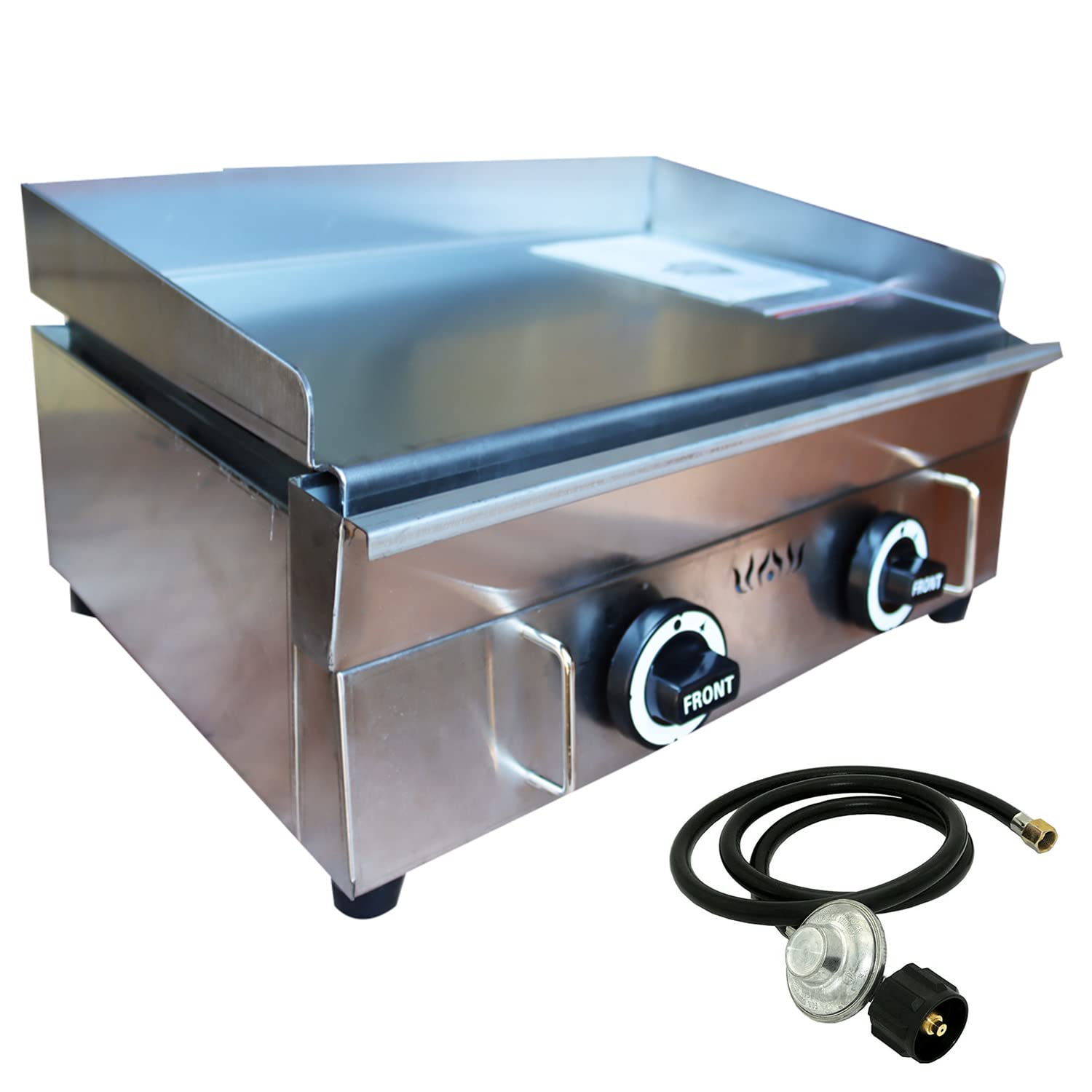 Commercial LPG Gas Griddle with Pressure Relief Valve - 36