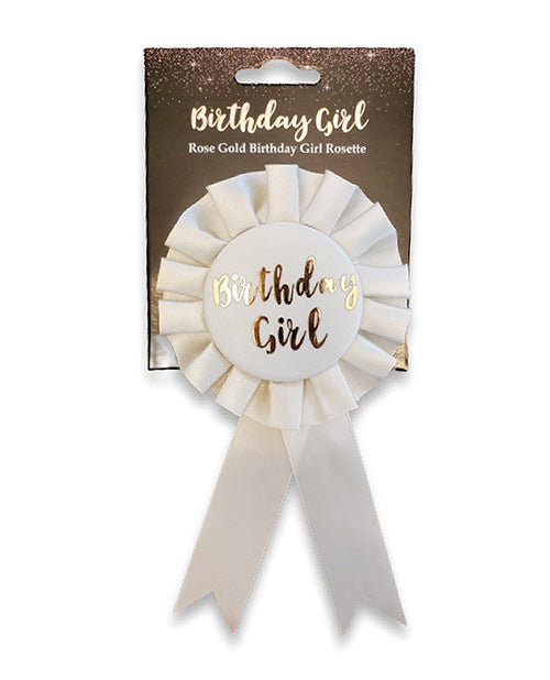Birthday Girl Badge - Rose Gold Birthday Pin for Women - Perfect for Birthday Parties, Celebrations & Special Occasions