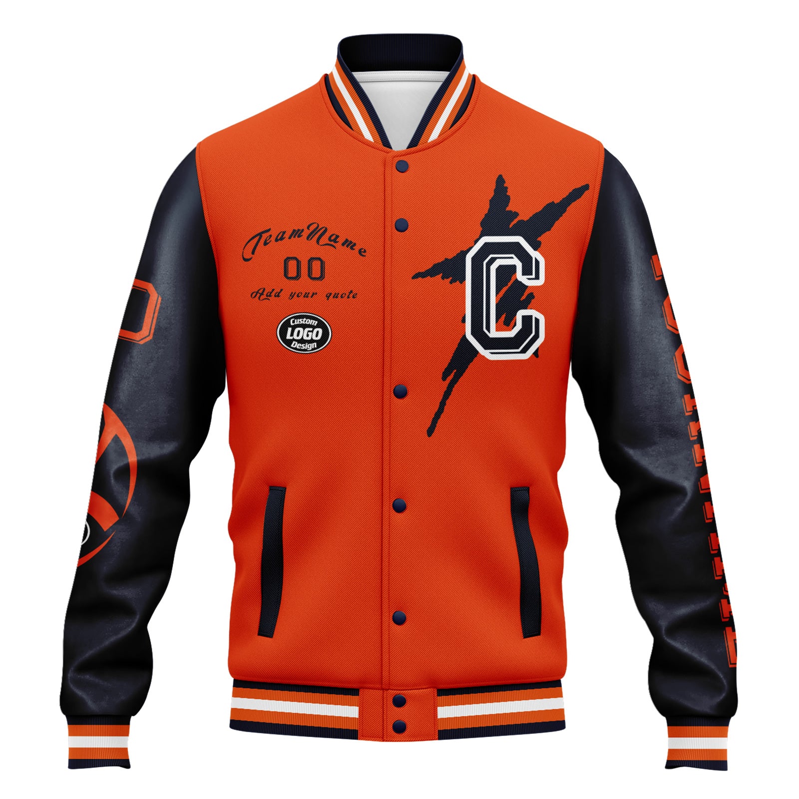 Custom Blue & Orange Chicago Jacket with Sports Shoes Combo - Personalized Windbreaker & Sneakers Set for Men | Perfect for Basketball Games, Streetwear Fashion & Fan Apparel