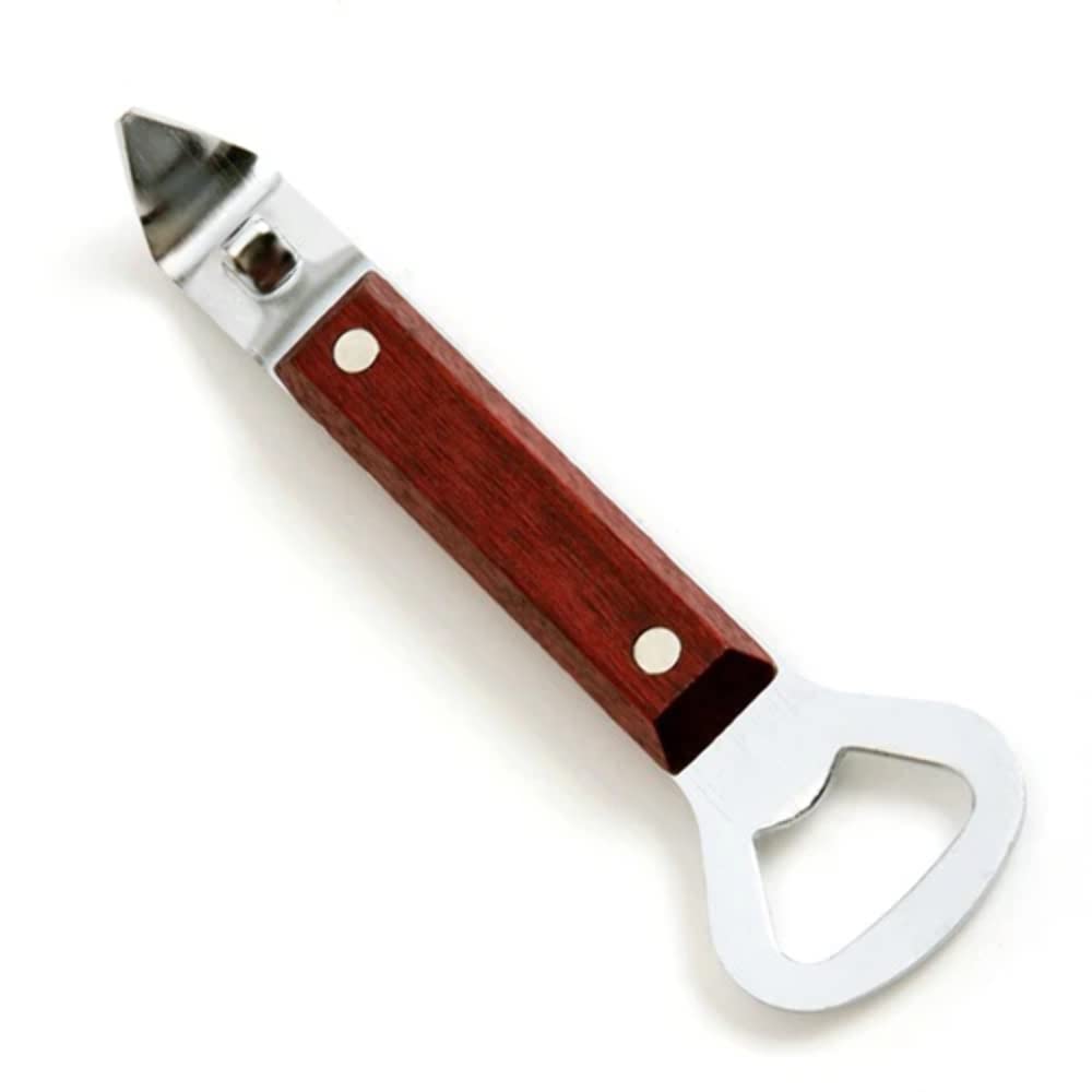 Norpro 3-Pack Brown Can Punch Bottle Opener - Durable Metal Bottle Cap Lifter for Beer, Soda & Home Brewing - Perfect for Parties, Camping & Outdoor BBQs