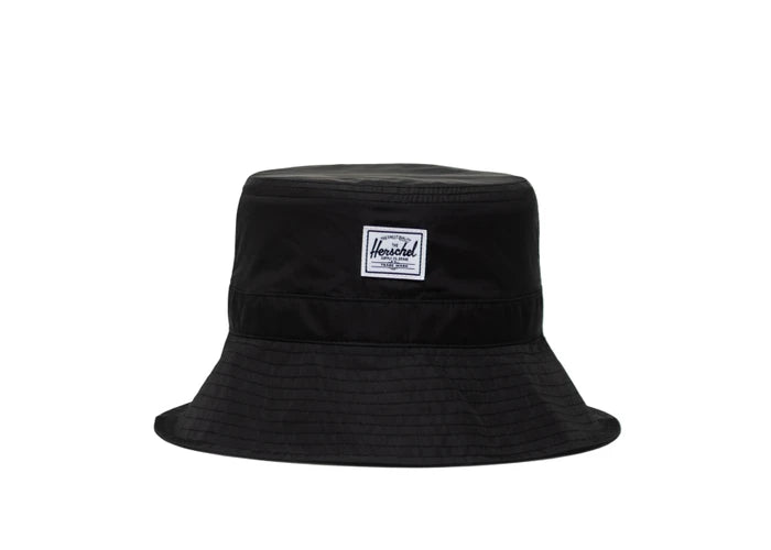 Herschel Black Beach Bucket Hat for Men & Women - UPF 50+ Sun Protection, Adjustable Chin Strap - Perfect for Beach, Hiking, Travel & Outdoor Activities
