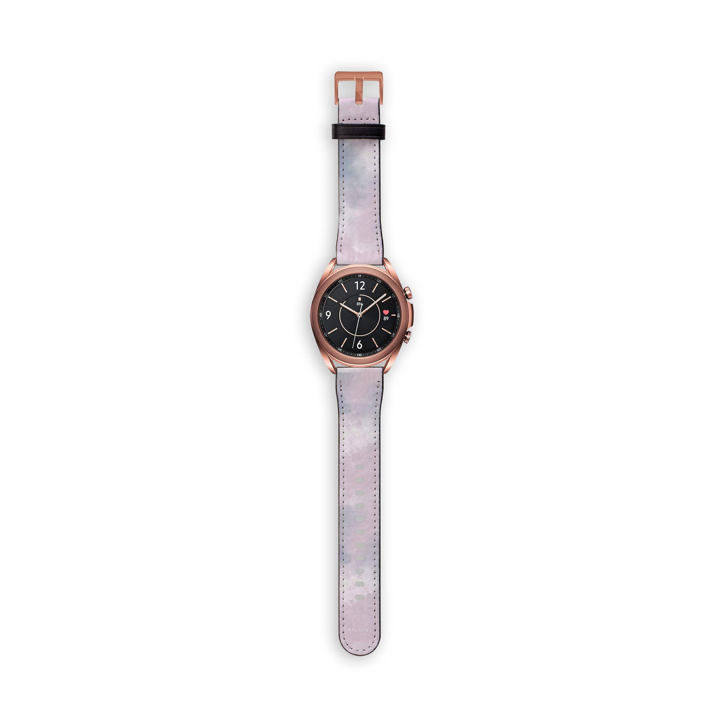 Purple Tie Dye Galaxy Watch Band - Stylish & Durable Replacement Strap for Samsung Galaxy Watch 4/5/6 - Perfect for Workouts, Fashion & Everyday Wear