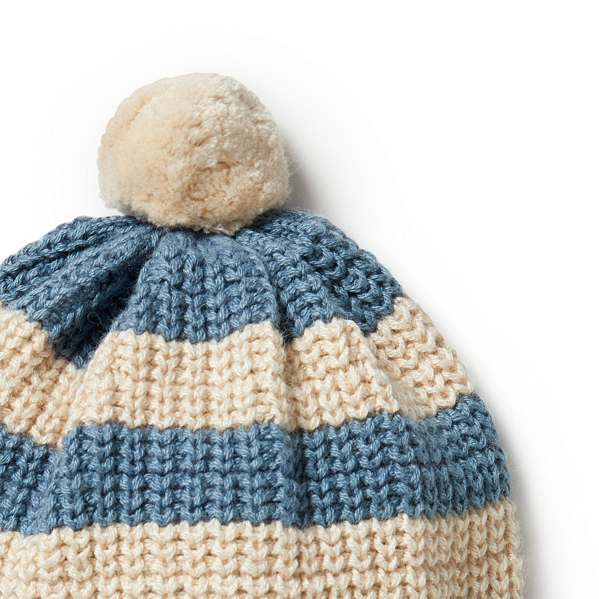 Warm Knitted Stripe Beanie Hat for Men & Women - Soft Winter Hat for Cold Weather - Perfect for Outdoor Activities, Skiing, and Casual Wear