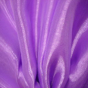 Lilac Glass Organza Fabric - Elegant Sheer Material for Wedding Decor, Bridal Gowns & DIY Craft Projects