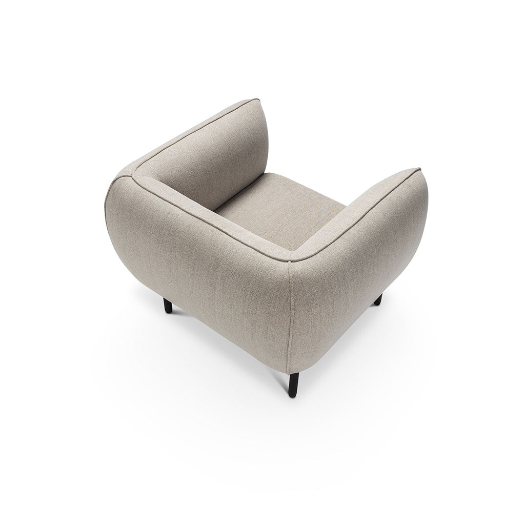 Mobel Mello 1 Seater Sofa - Modern Single Chair Couch for Small Spaces - Perfect for Apartments, Living Rooms & Offices