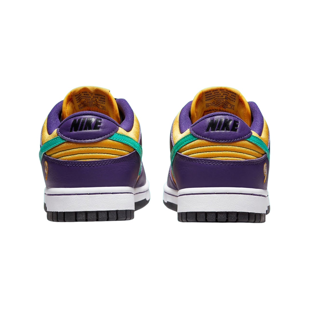 Nike Dunk Low Sneakers - Leslie Clear Emerald & Court Purple Colorway - Stylish Basketball Shoes for Men & Women - Perfect for Casual Wear, Street Fashion & Sneaker Collectors