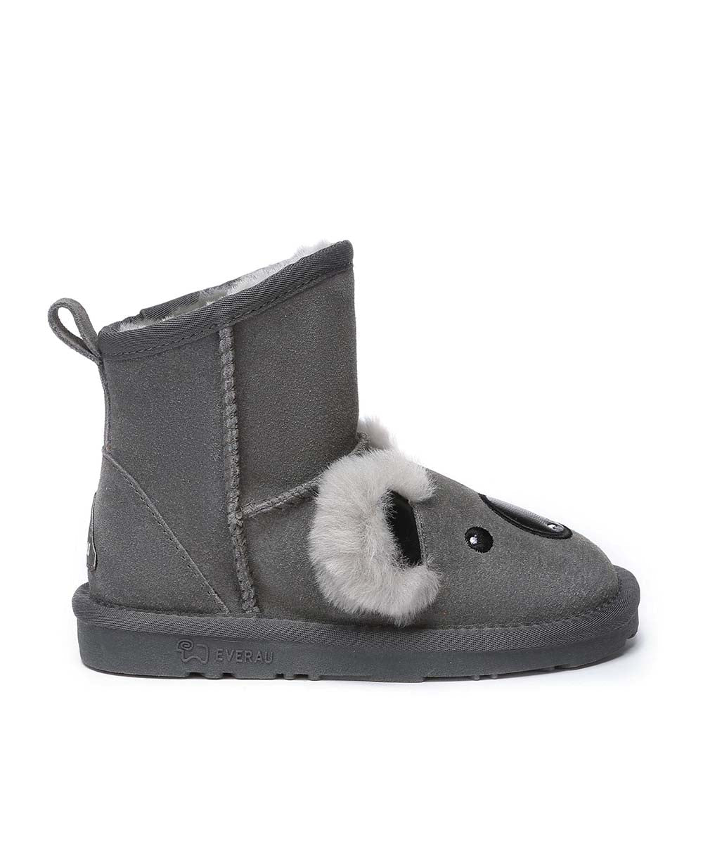 **Warm & Waterproof Kids Koala Boots - Winter Snow Boots for Boys & Girls - Perfect for Outdoor Play & Snowy Adventures**