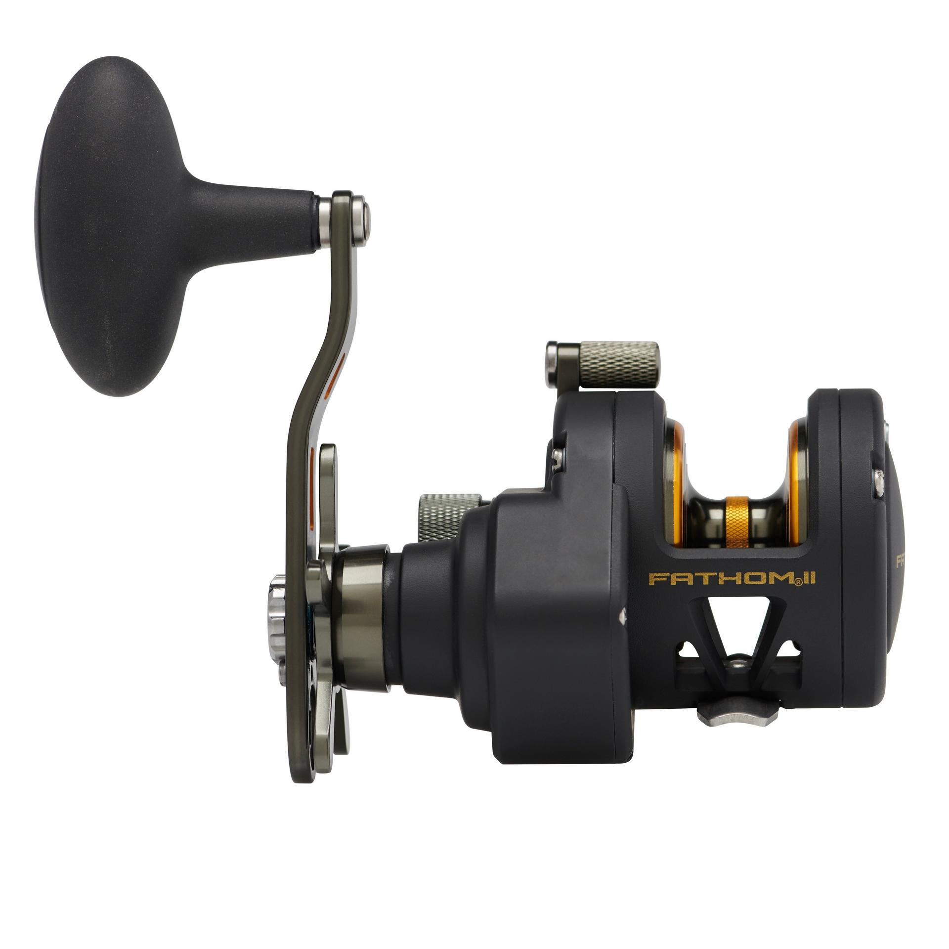 PENN Fathom™ II Star Drag Conventional Fishing Reel - Saltwater & Freshwater Fishing Gear for Offshore, Surf, and Boat Anglers