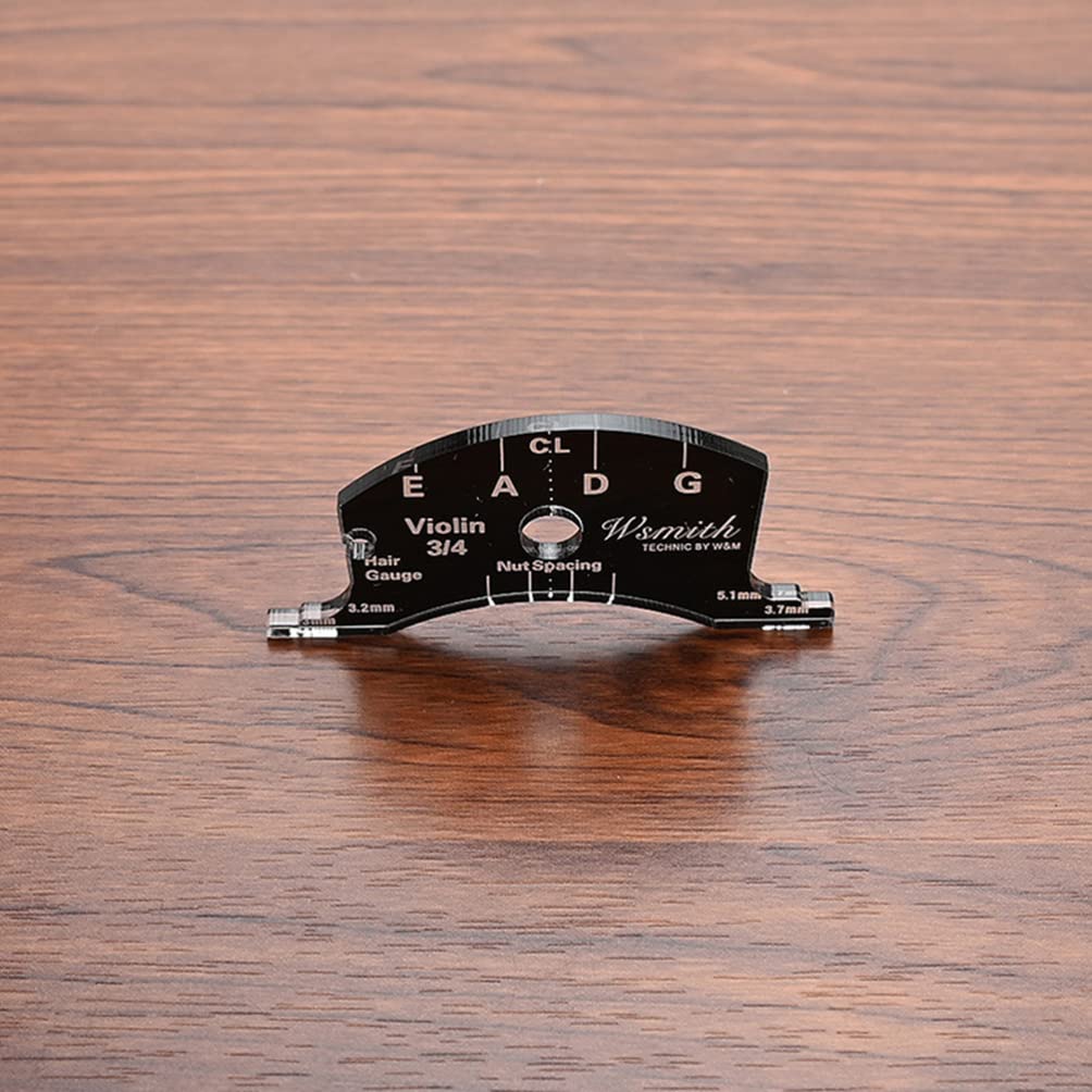 Precision Violin Measuring Tools & Repair Parts - Multifunctional Template, Bass Bridges & Accessories for Violin & Musical Instruments | Perfect for Luthiers, Repair Shops & Musicians