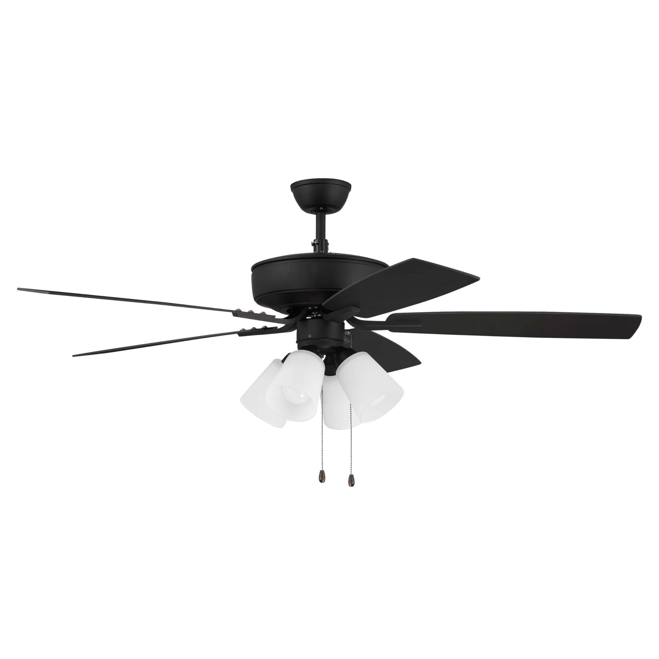 Craftmade P114ESP5-52ESPWLN 52-Inch Smart Ceiling Fan with LED Light & Remote Control - 5 Reversible Espresso/Walnut MDF Blades - Energy Efficient Indoor/Outdoor Use for Living Room, Bedroom, or Patio