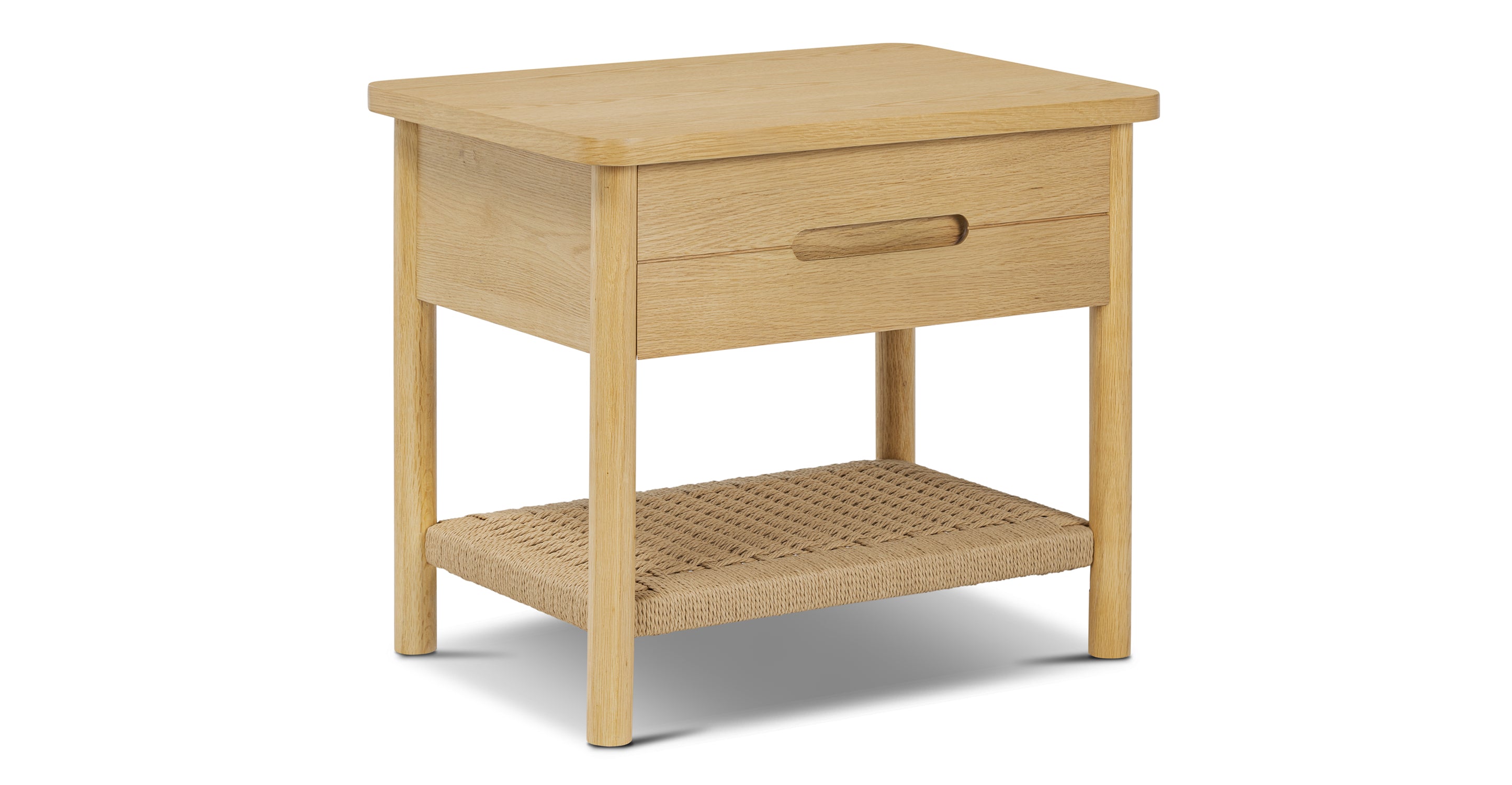 Modern Wooden Nightstand with Drawer - Stylish Bedside Table for Bedroom, Living Room, or Guest Room - Perfect for Storing Books, Lamps, and Bedroom Essentials
