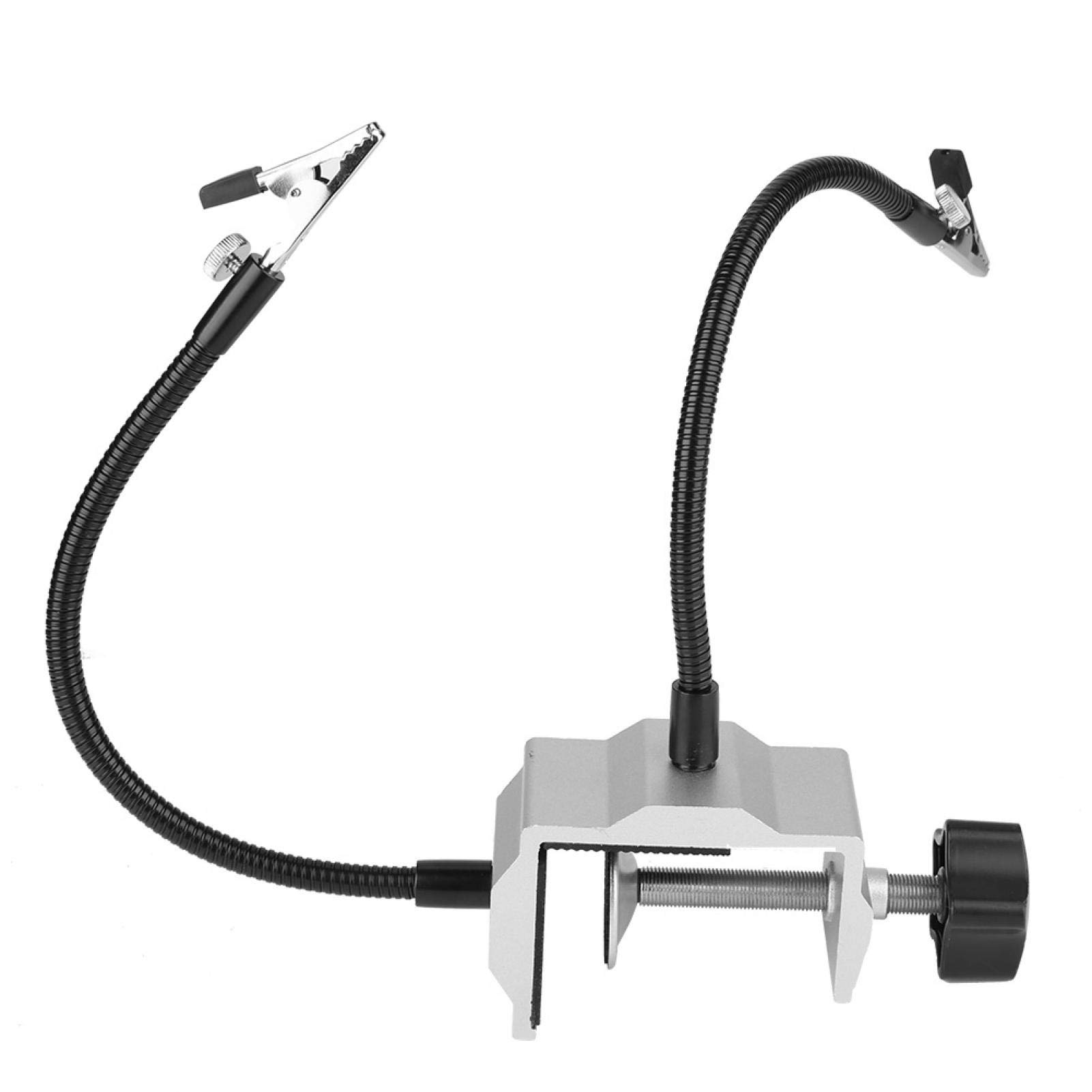 Universal Metal Arm Electric Soldering Iron Holder - Adjustable Solder Station Clamp for Electronics Repair, DIY Projects & Hobbyists - Perfect for Circuit Board Work, Jewelry Making & Home Repairs