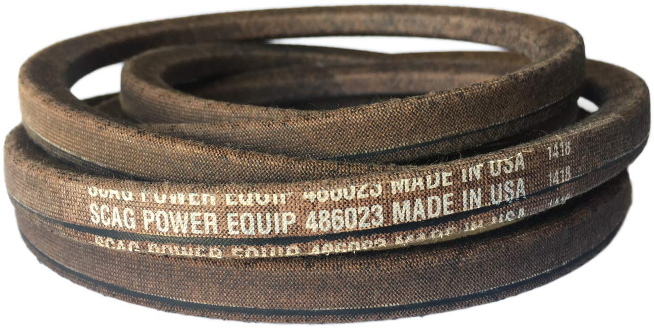 SCAG 486023 Deck Drive Belt Replacement - Compatible with SCAG Mowers - Durable Lawn Mower Belt for Smooth Operation - Perfect for Lawn Care & Landscaping