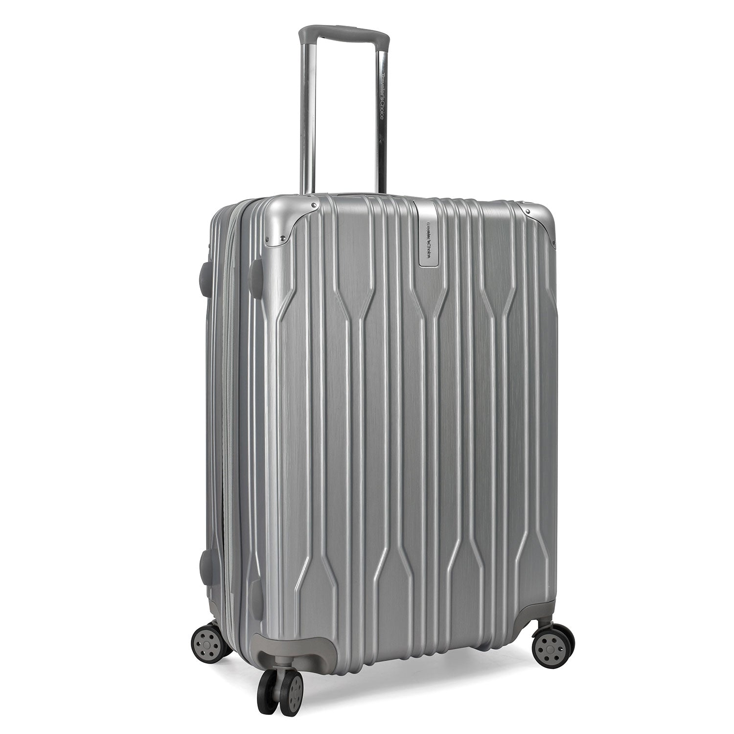Bell Weather Large Checked Luggage - Durable Spinner Suitcase with Expandable Design for Travel & Business Trips | Perfect for International Flights & Weekend Getaways