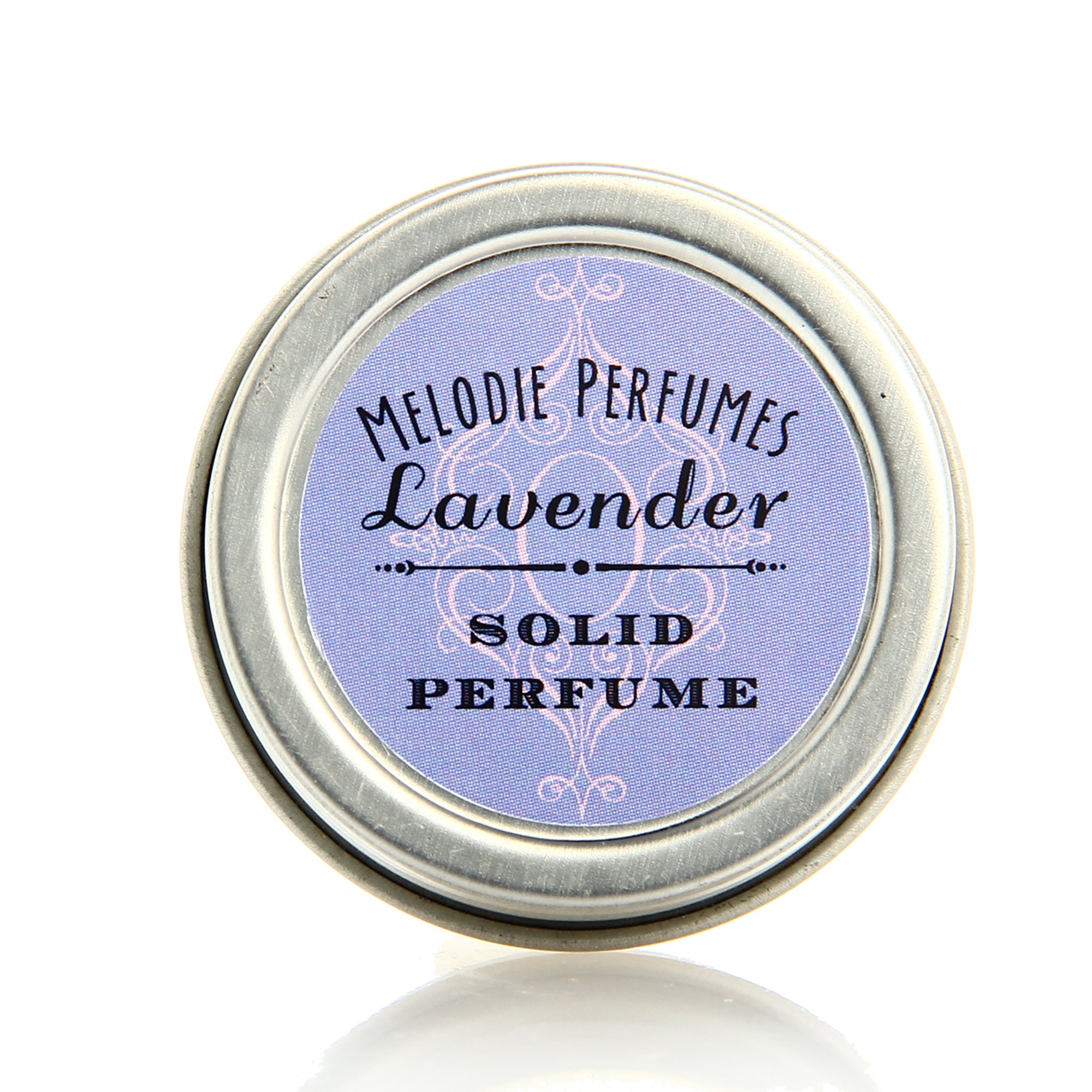 Lavender Essential Oil Solid Perfume - Vegan Single Note Scent, Natural Ingredients, No Synthetic Fragrance (0.5oz Tin) for Aromatherapy, Meditation & Daily Stress Relief