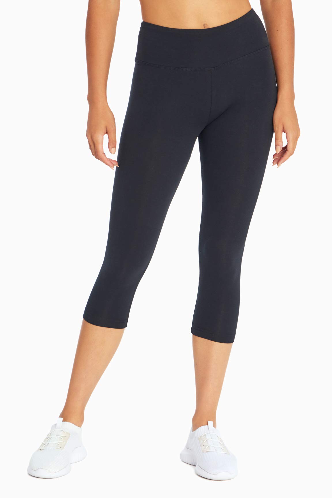 Bally Total Fitness Shape Enhancement Capri Legging for Women - High Waist Tummy Control Workout Leggings - Yoga, Running, Gym & Everyday Wear