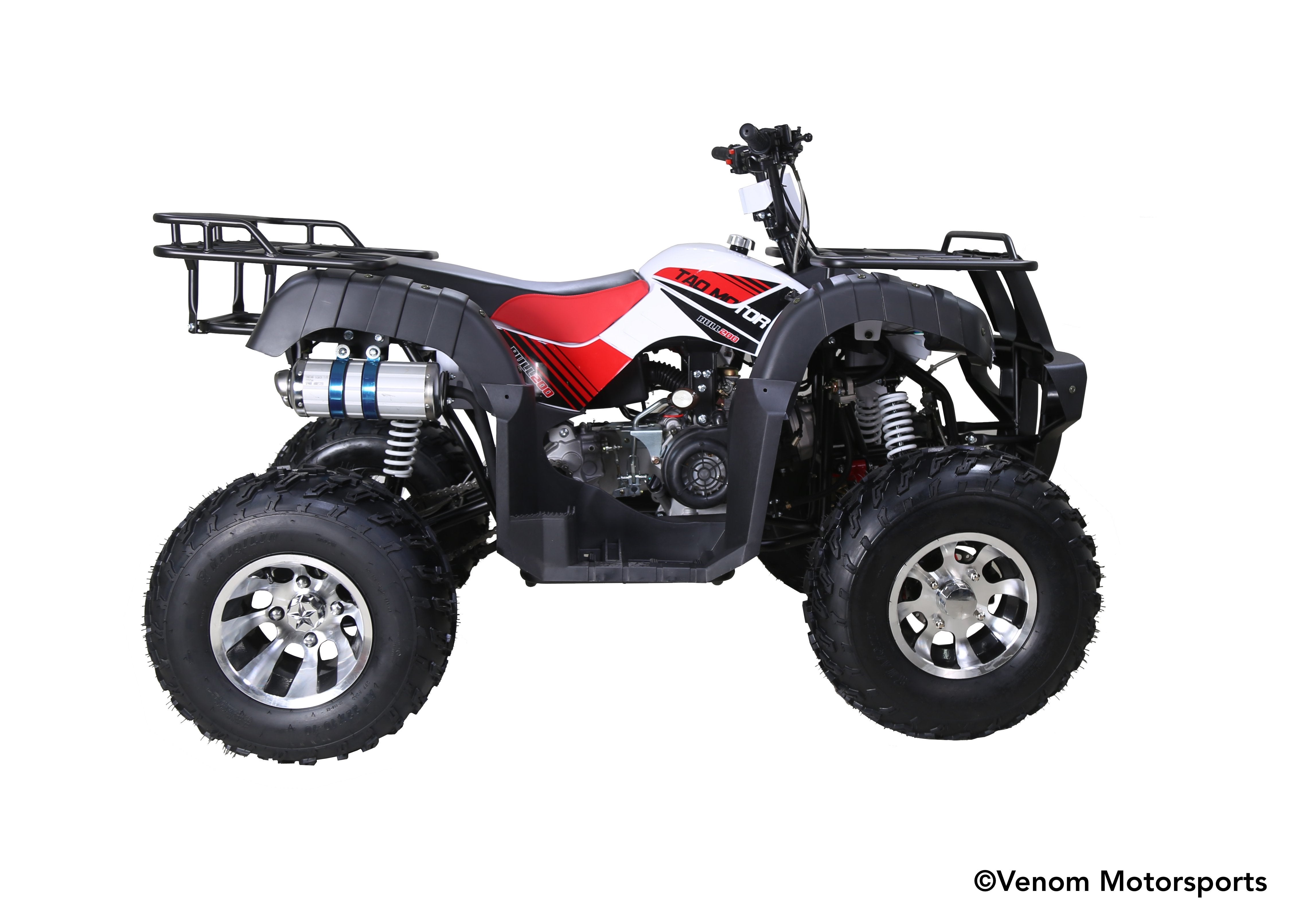 200cc Kodiak ATV - Fully Automatic with Reverse Gear | Full-Size Adult All-Terrain Vehicle for Off-Road Trails, Hunting & Farm Work | Powerful 4-Stroke Engine | Durable Steel Frame