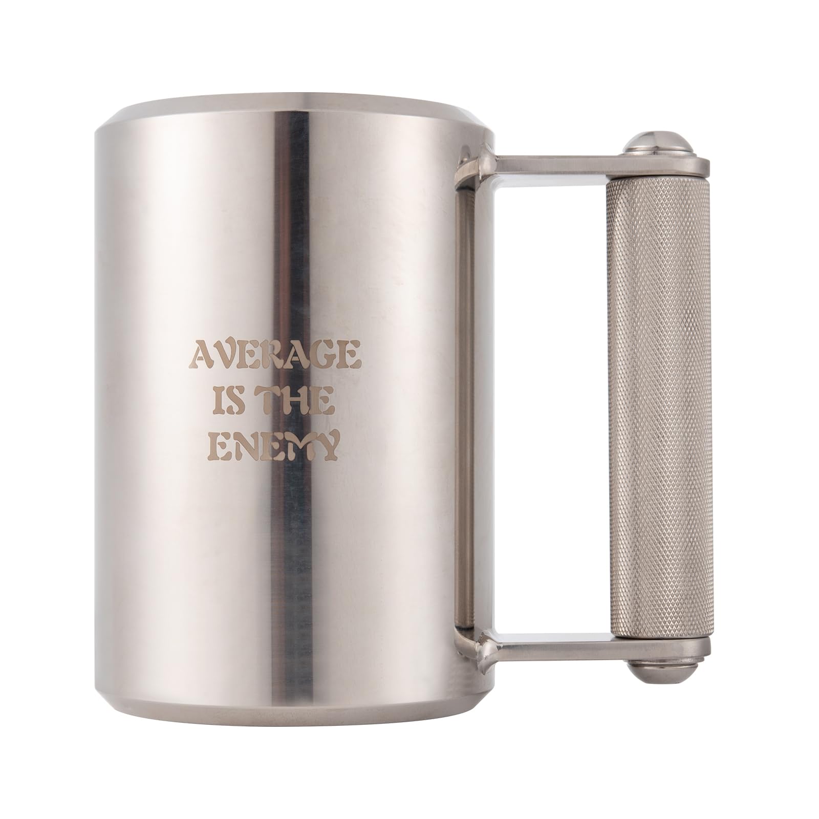 13LB Heavy Stainless Steel Mug - 10oz Mirror Polished Fitness Water Cup & Dumbbell Beer Mug - Perfect for Gym Workouts, Coffee Lovers & Prank Gifts - Great for Weight Training, Office Pranks and Unique Gift Giving