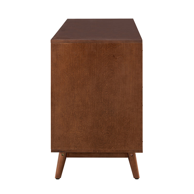 Chris 58-Inch Wide 3-Drawer Sideboard Buffet Cabinet - Modern Storage Console for Dining Room, Living Room & Entryway